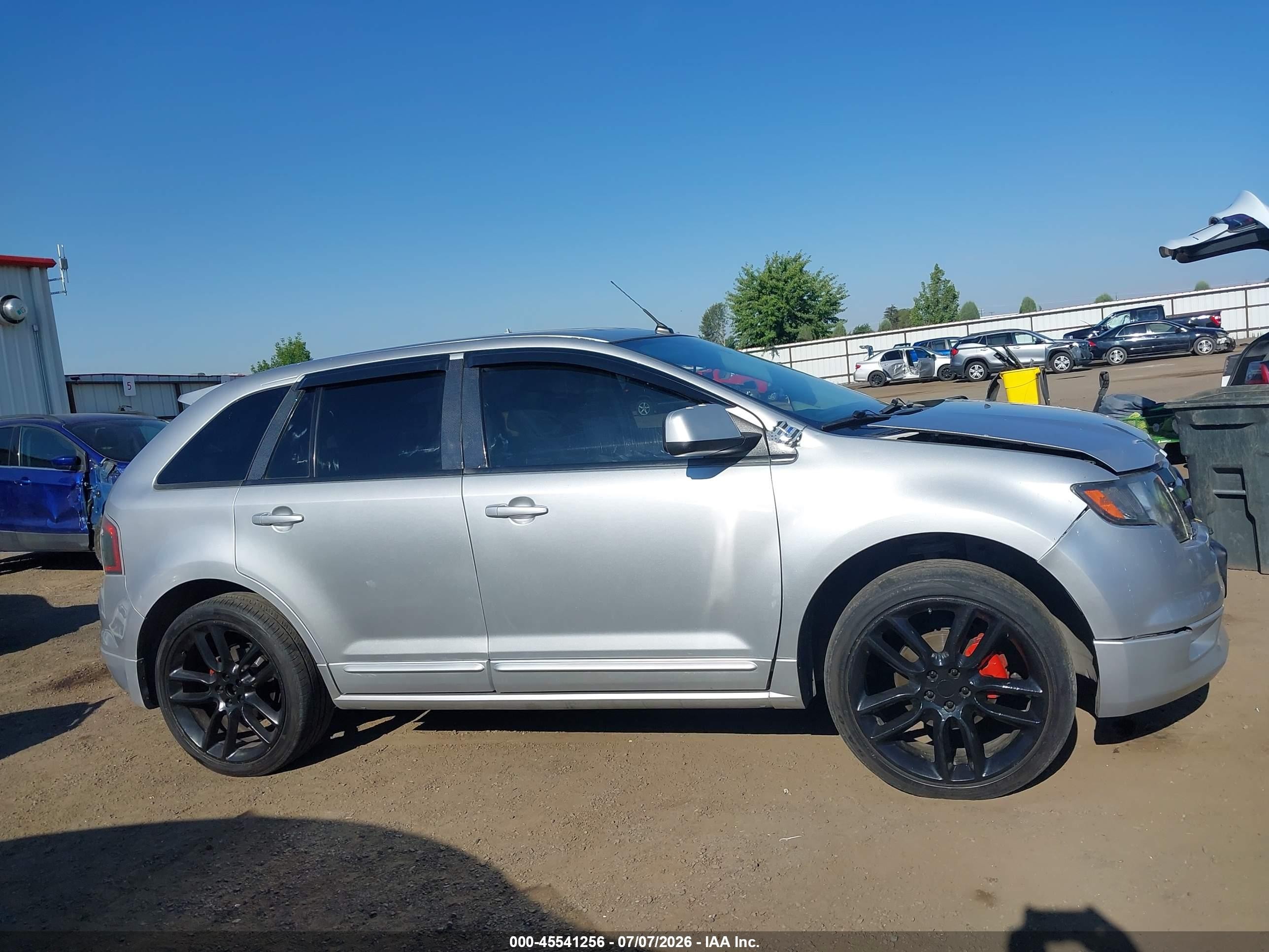 2010 Ford Edge Sport Silver vin: 2FMDK4AC8ABA00108