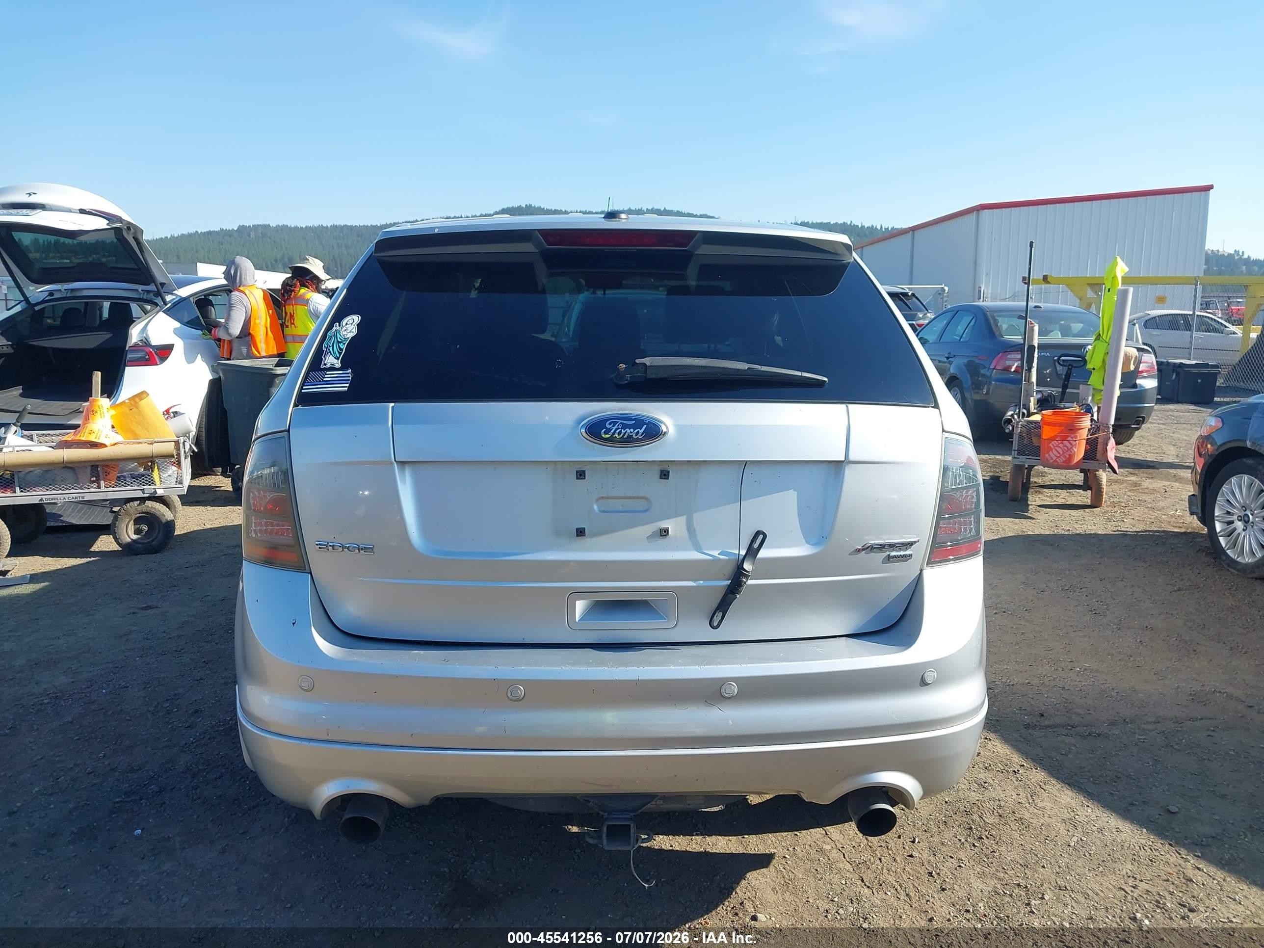 2010 Ford Edge Sport Silver vin: 2FMDK4AC8ABA00108