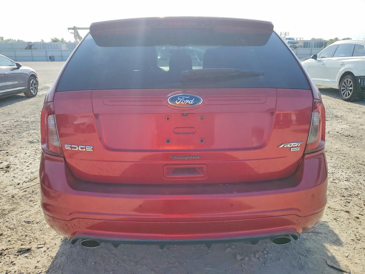 2011 Ford Edge Sport Red vin: 2FMDK4AK0BBA05599