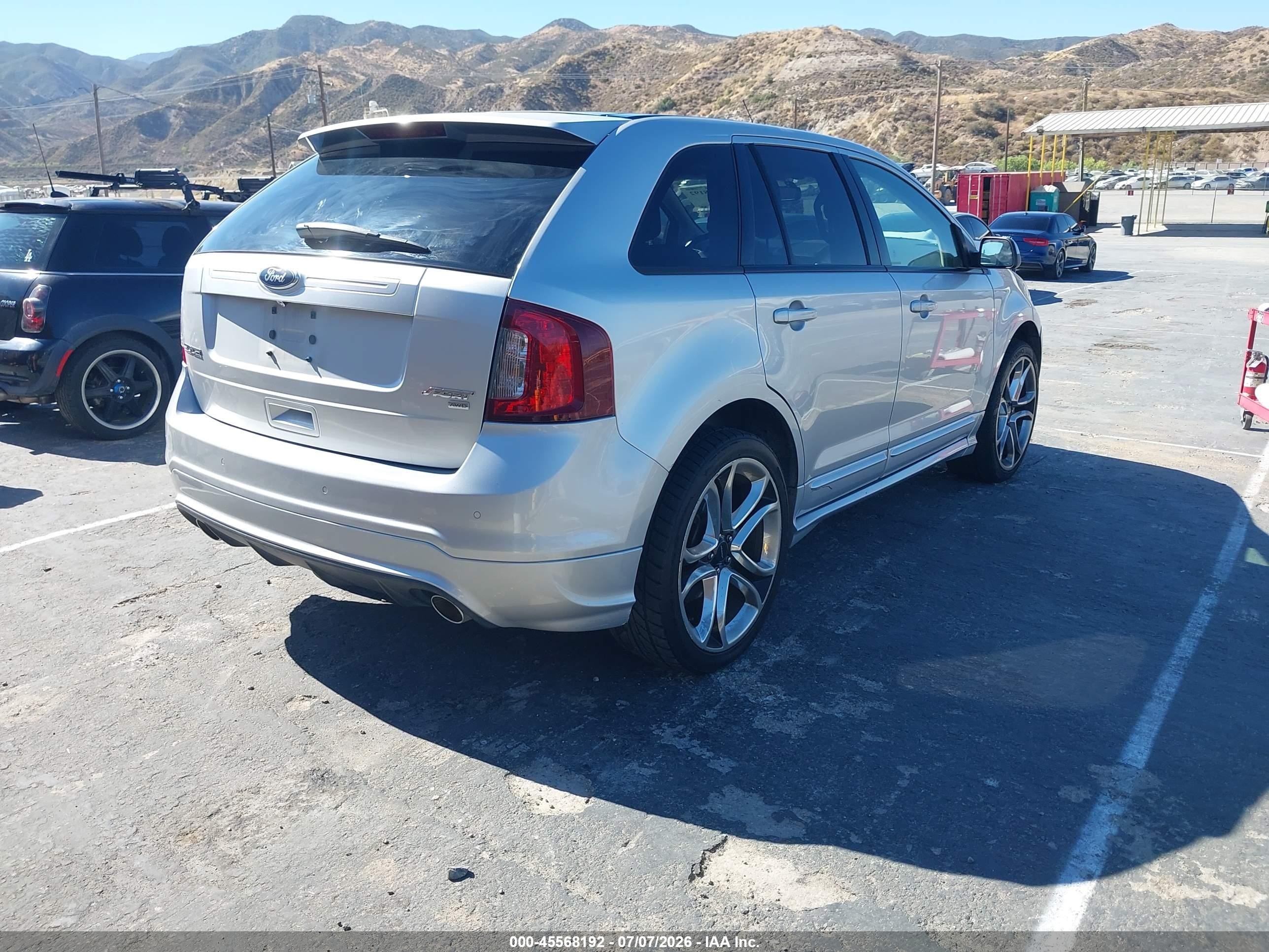 2011 Ford Edge Sport Серебряный vin: 2FMDK4AK0BBB44468