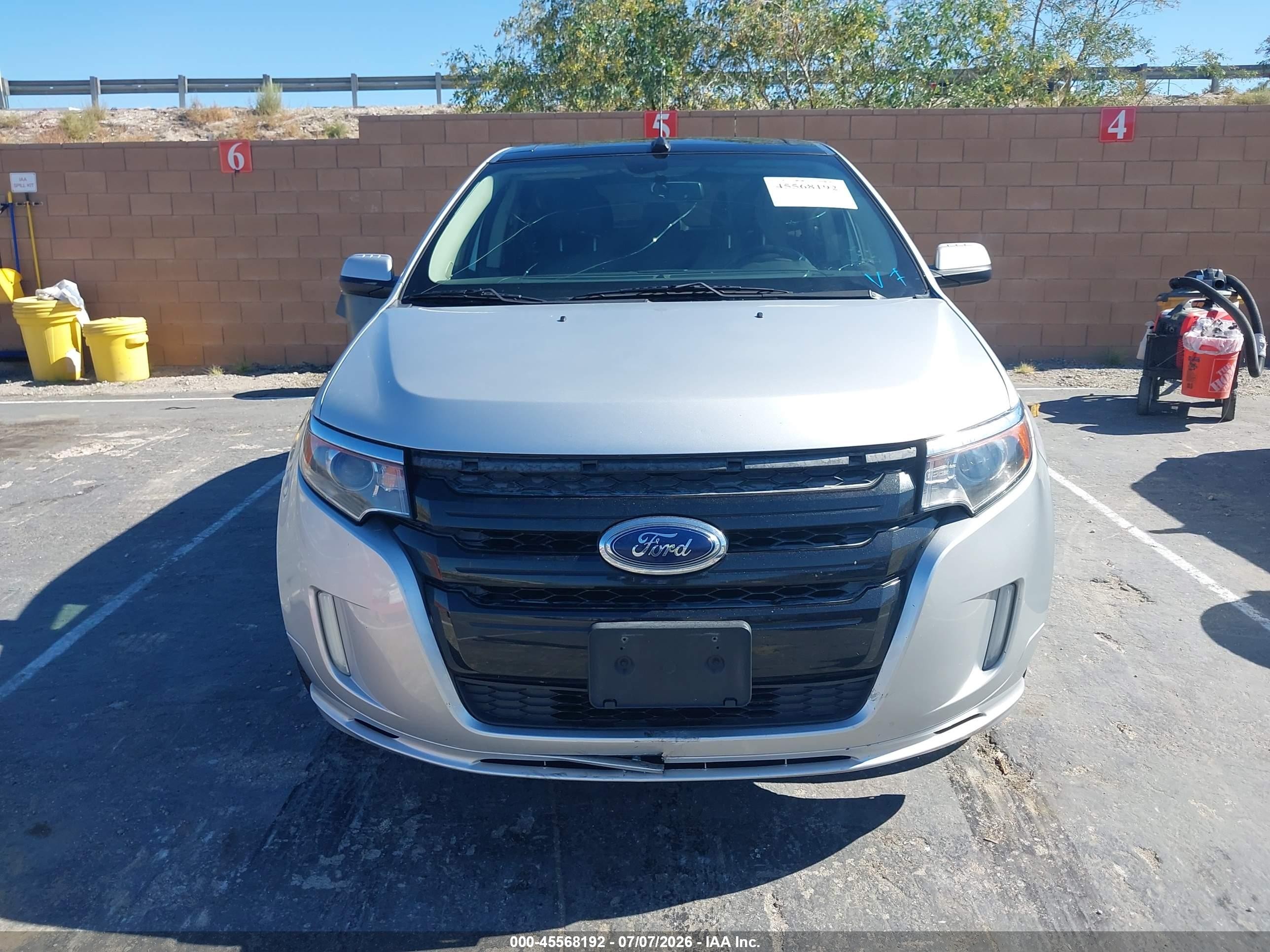 2011 Ford Edge Sport Серебряный vin: 2FMDK4AK0BBB44468