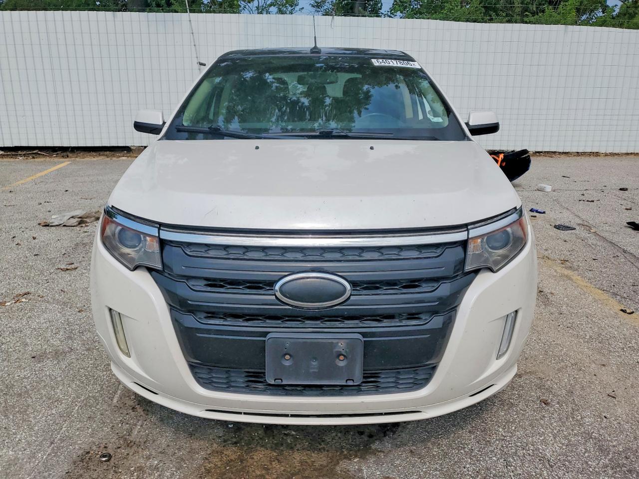 2013 Ford Edge Sport White vin: 2FMDK4AK0DBB91812
