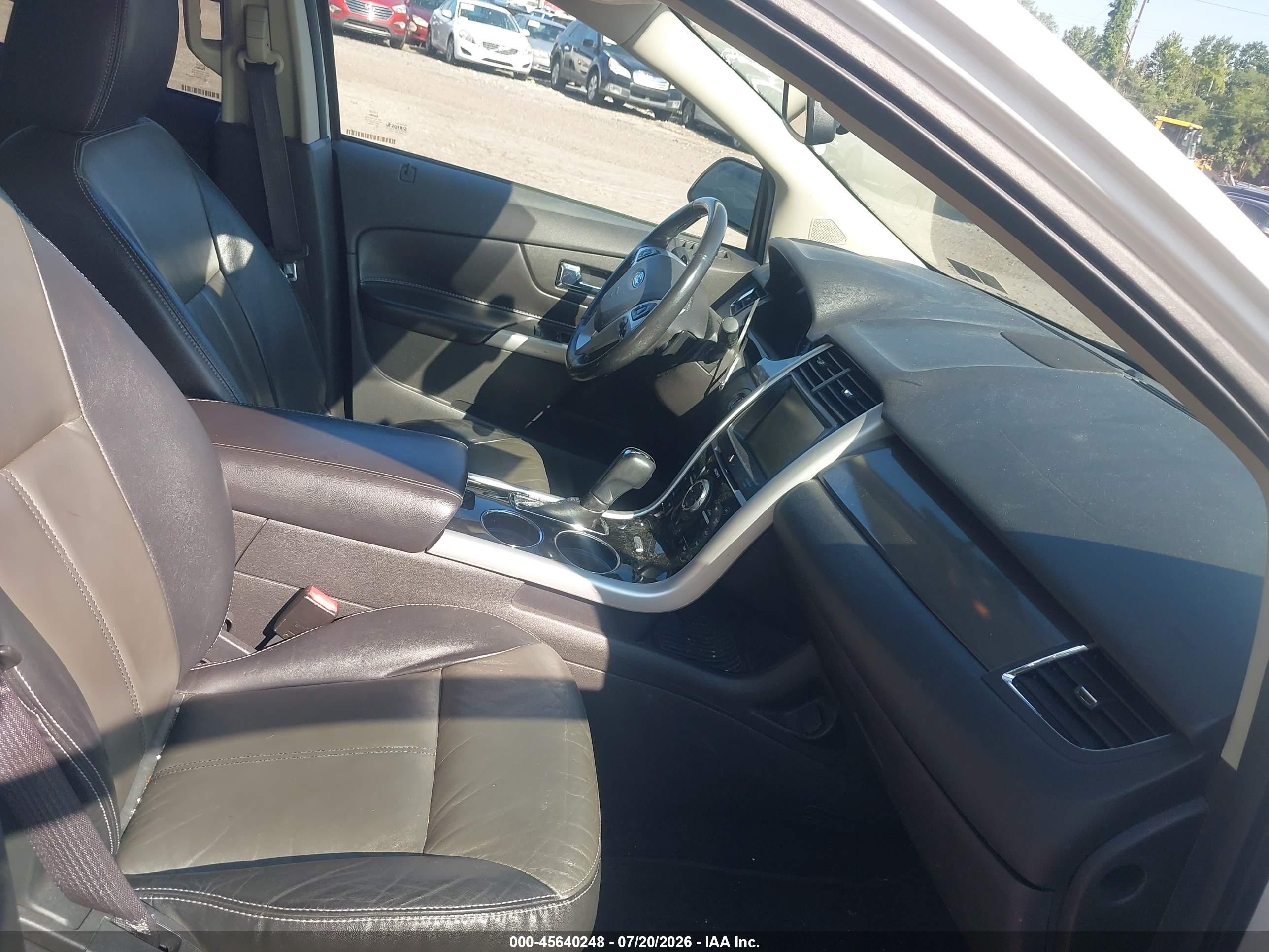 2013 Ford Edge Sport White vin: 2FMDK4AK0DBC52785