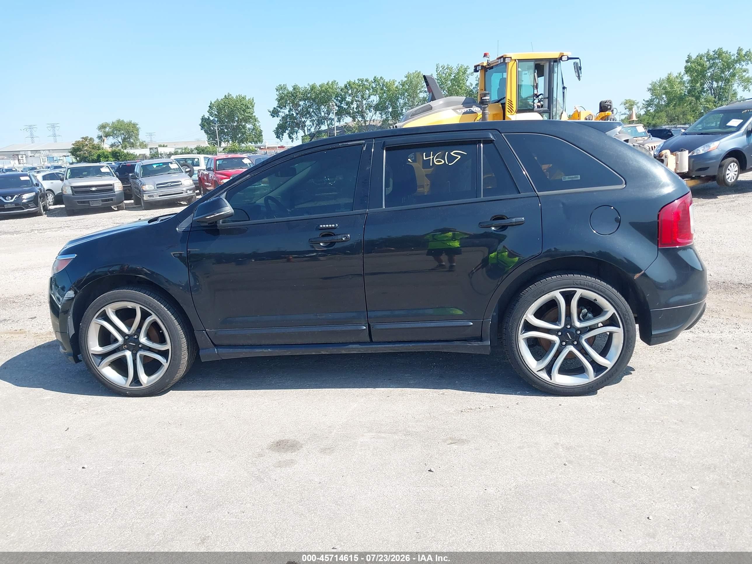 2014 Ford Edge Sport Black vin: 2FMDK4AK0EBA42575