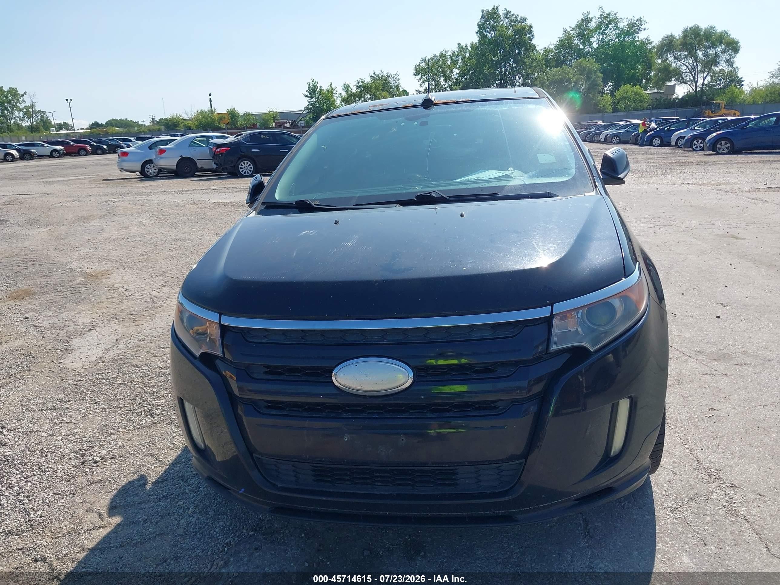 2014 Ford Edge Sport Black vin: 2FMDK4AK0EBA42575