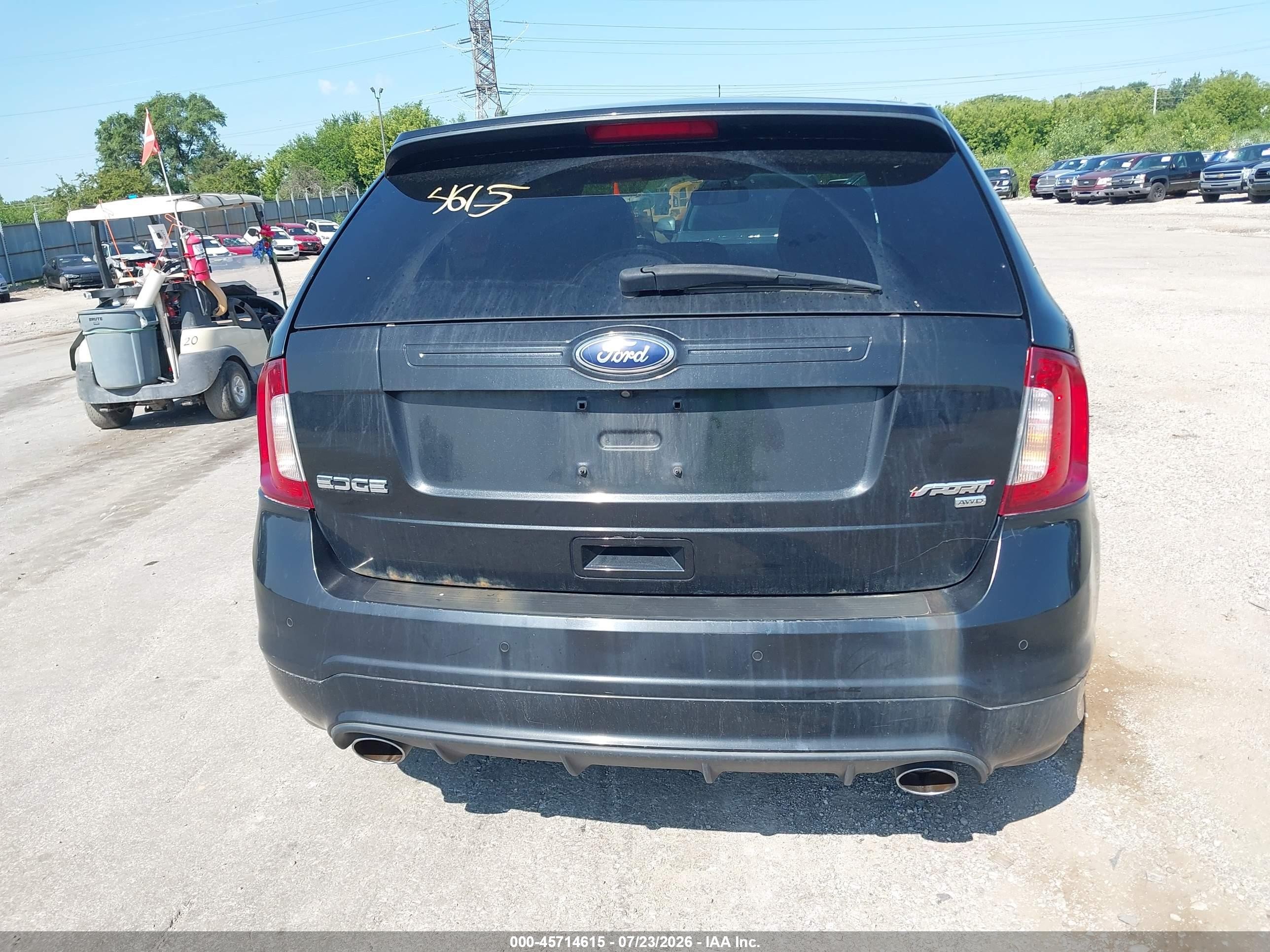2014 Ford Edge Sport Black vin: 2FMDK4AK0EBA42575