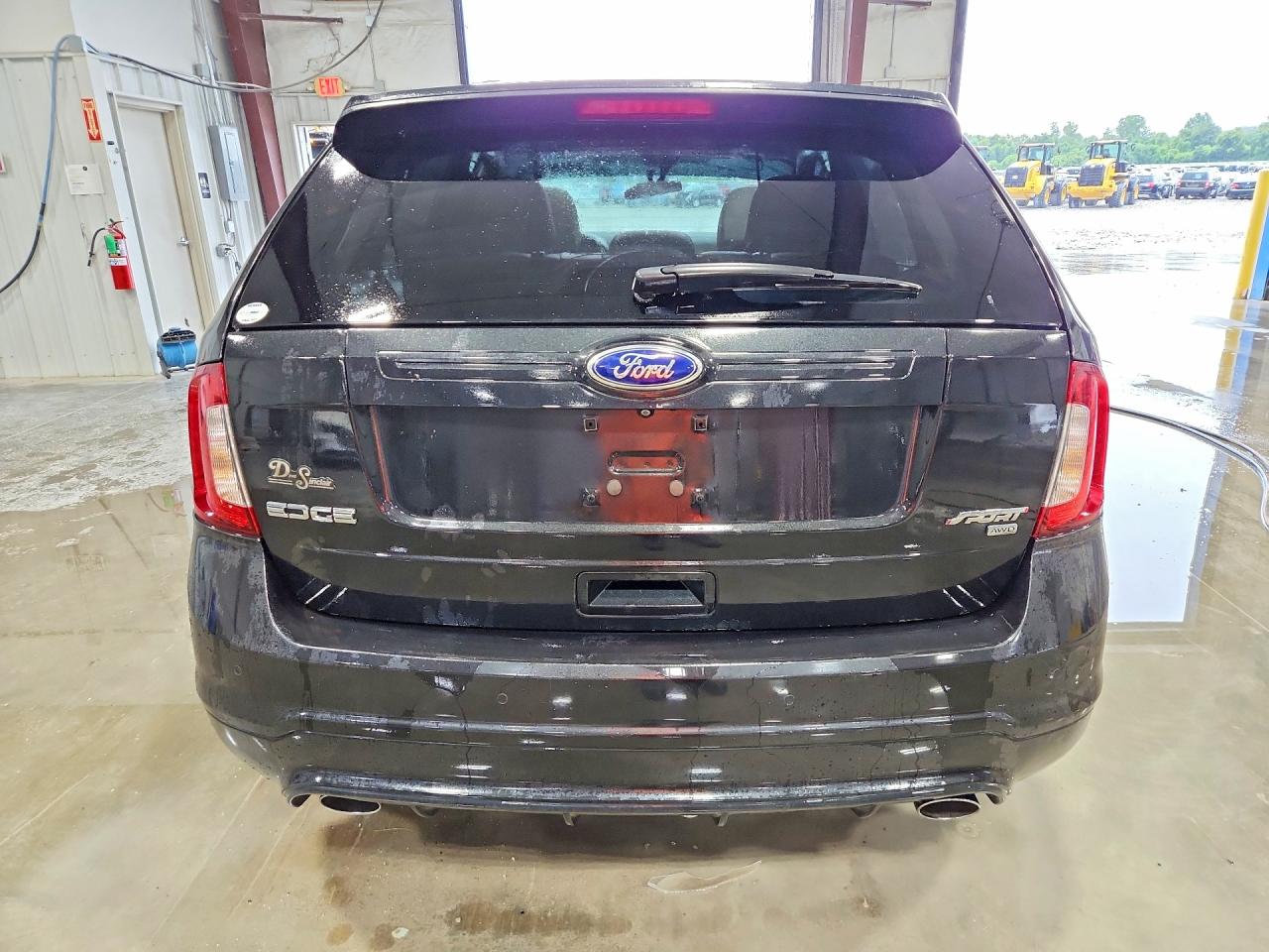2014 Ford Edge Sport Black vin: 2FMDK4AK0EBB21535