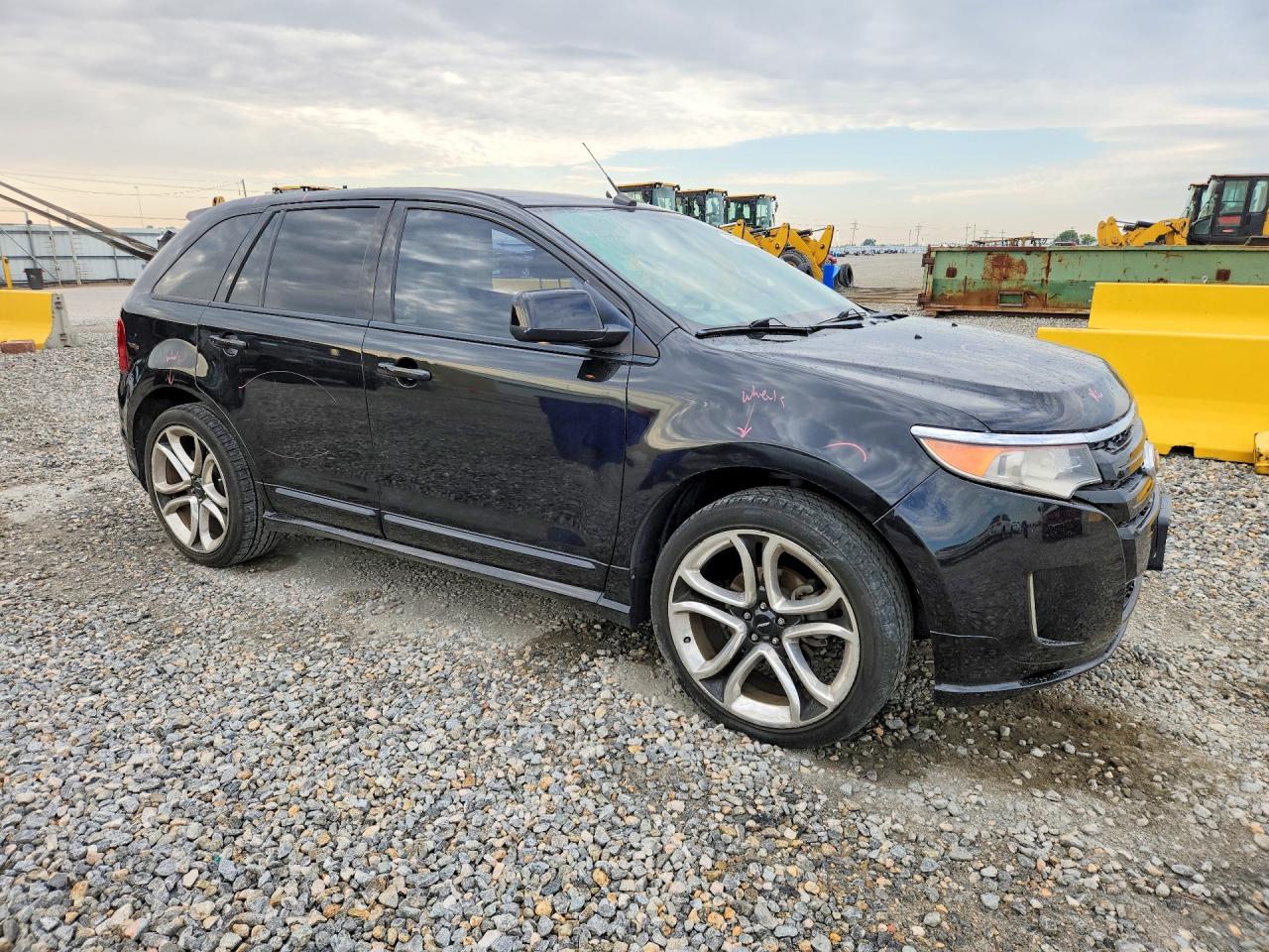 2011 Ford Edge Sport Black vin: 2FMDK4AK1BBA53497