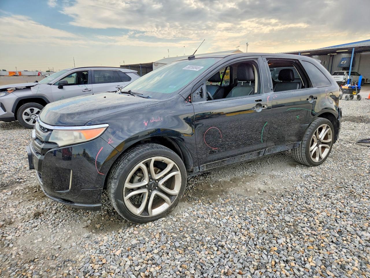 2011 Ford Edge Sport Black vin: 2FMDK4AK1BBA53497