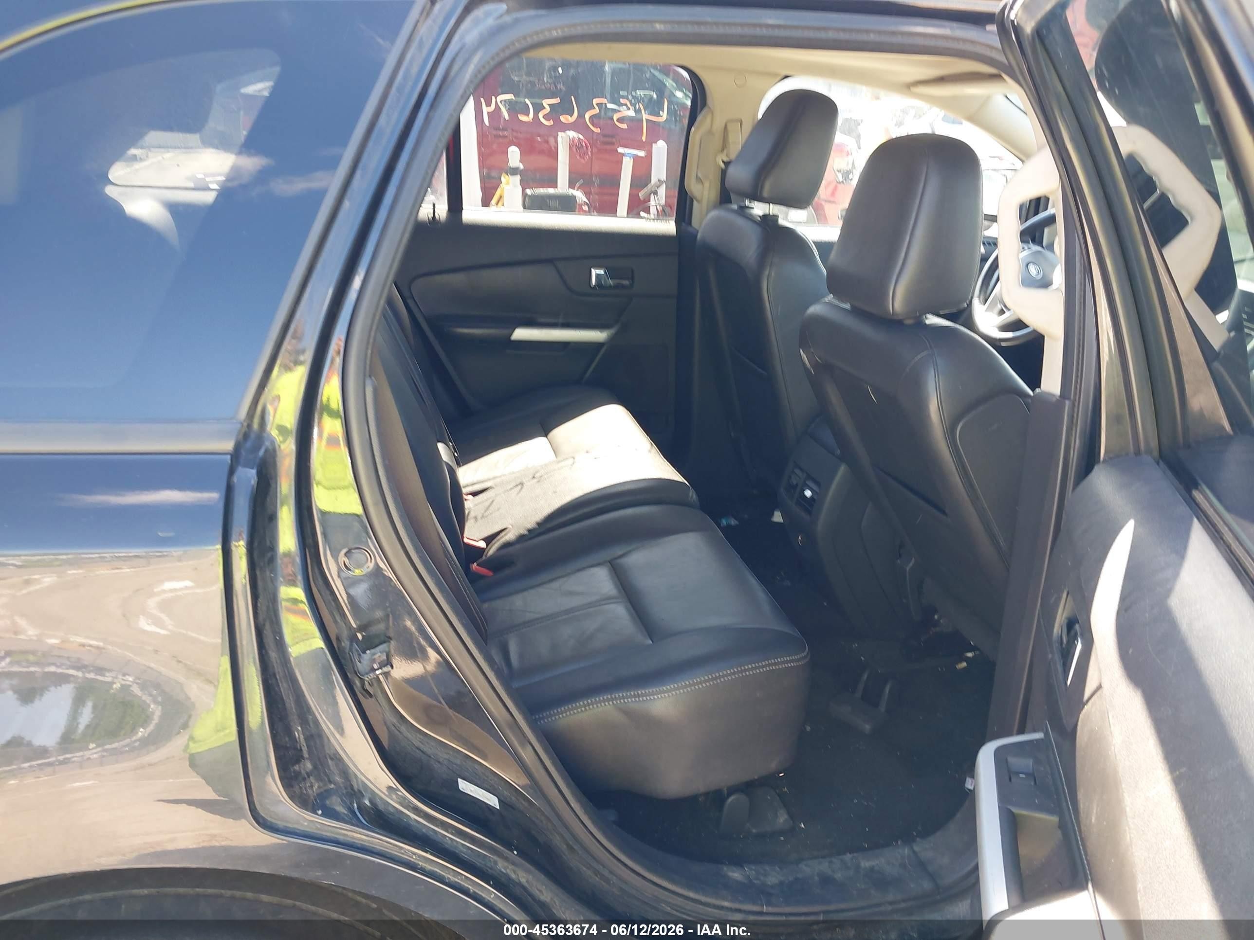 2011 Ford Edge Sport Black vin: 2FMDK4AK1BBA66072