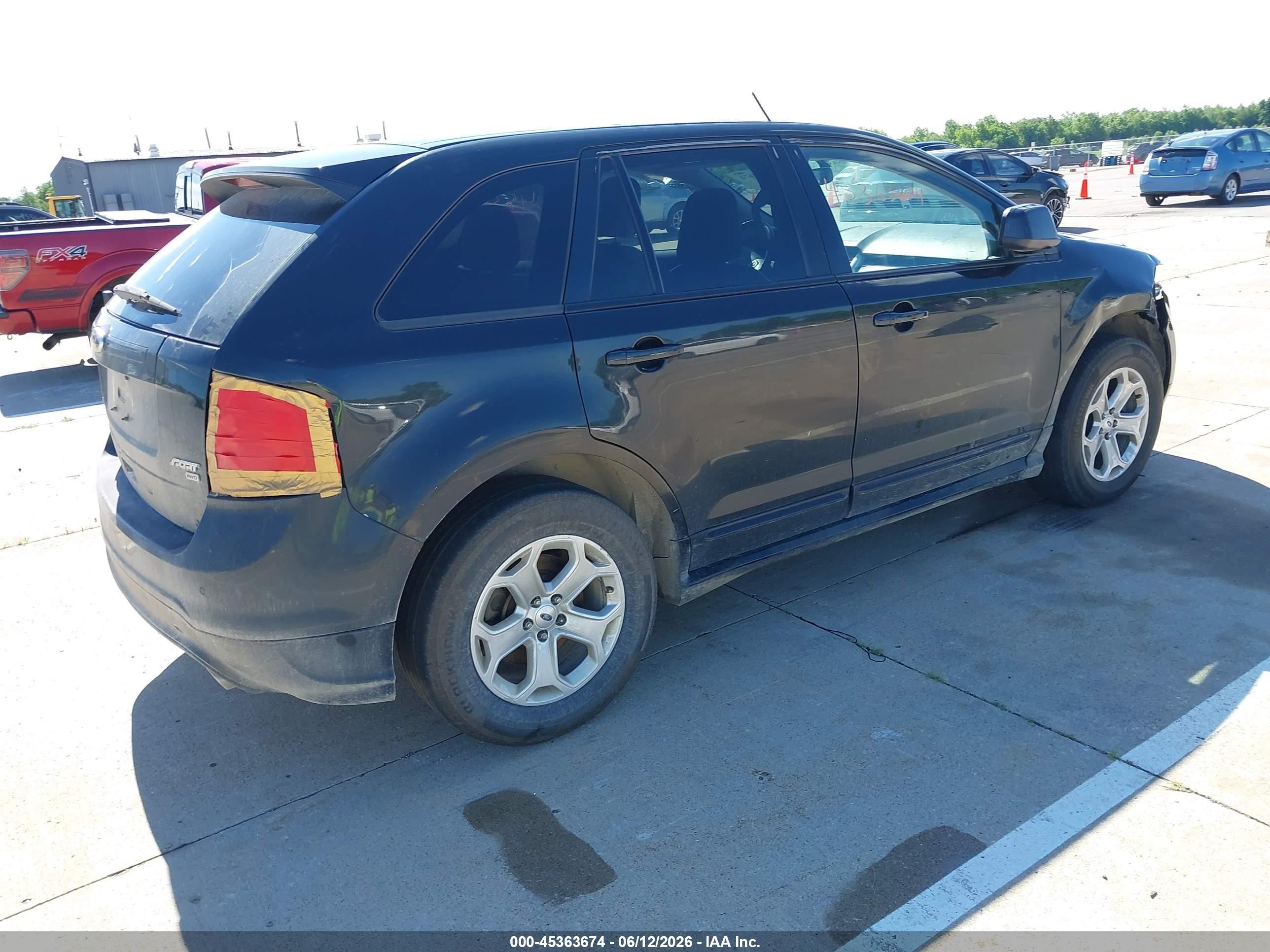 2011 Ford Edge Sport Black vin: 2FMDK4AK1BBA66072