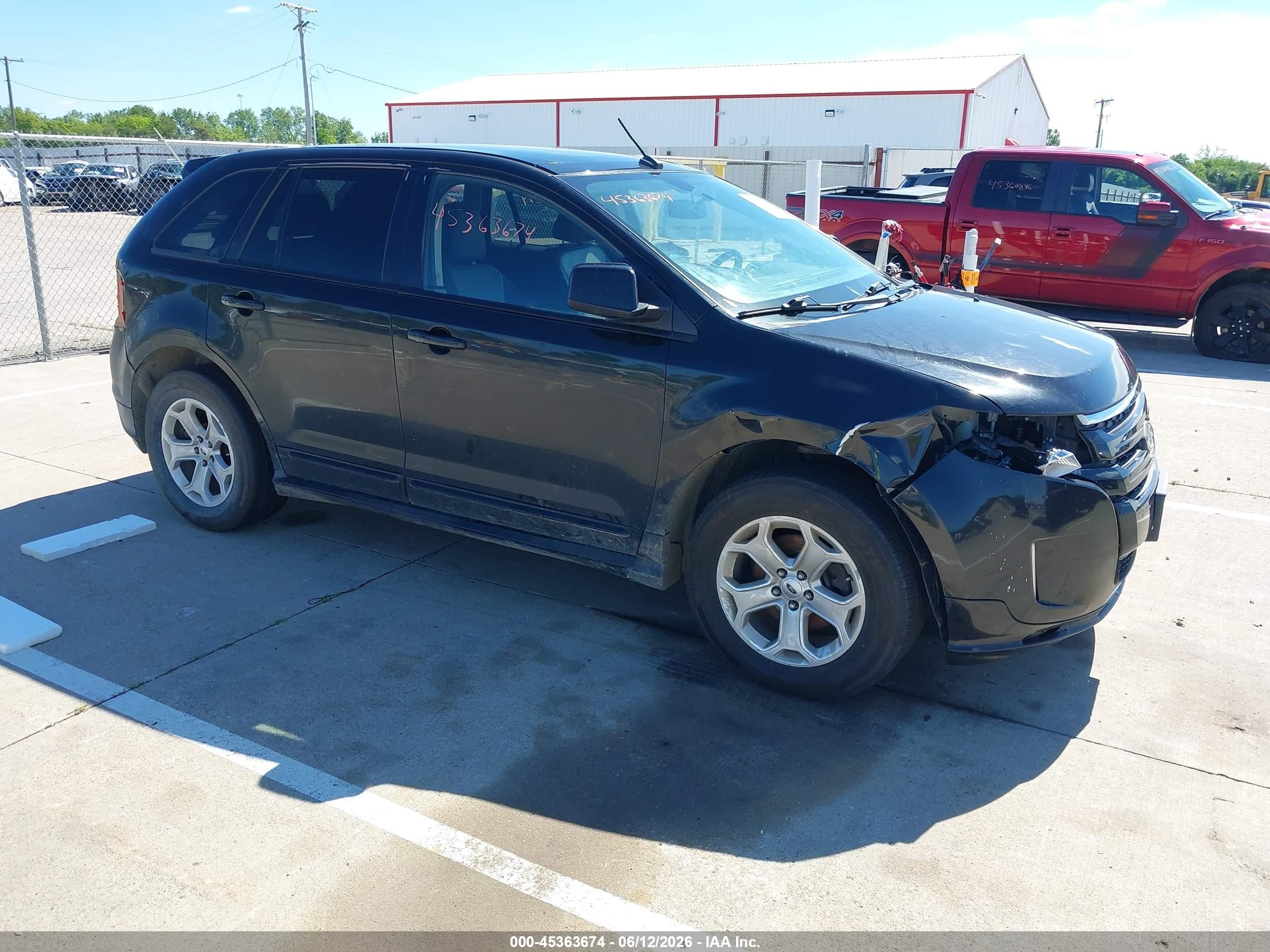 2011 Ford Edge Sport Black vin: 2FMDK4AK1BBA66072
