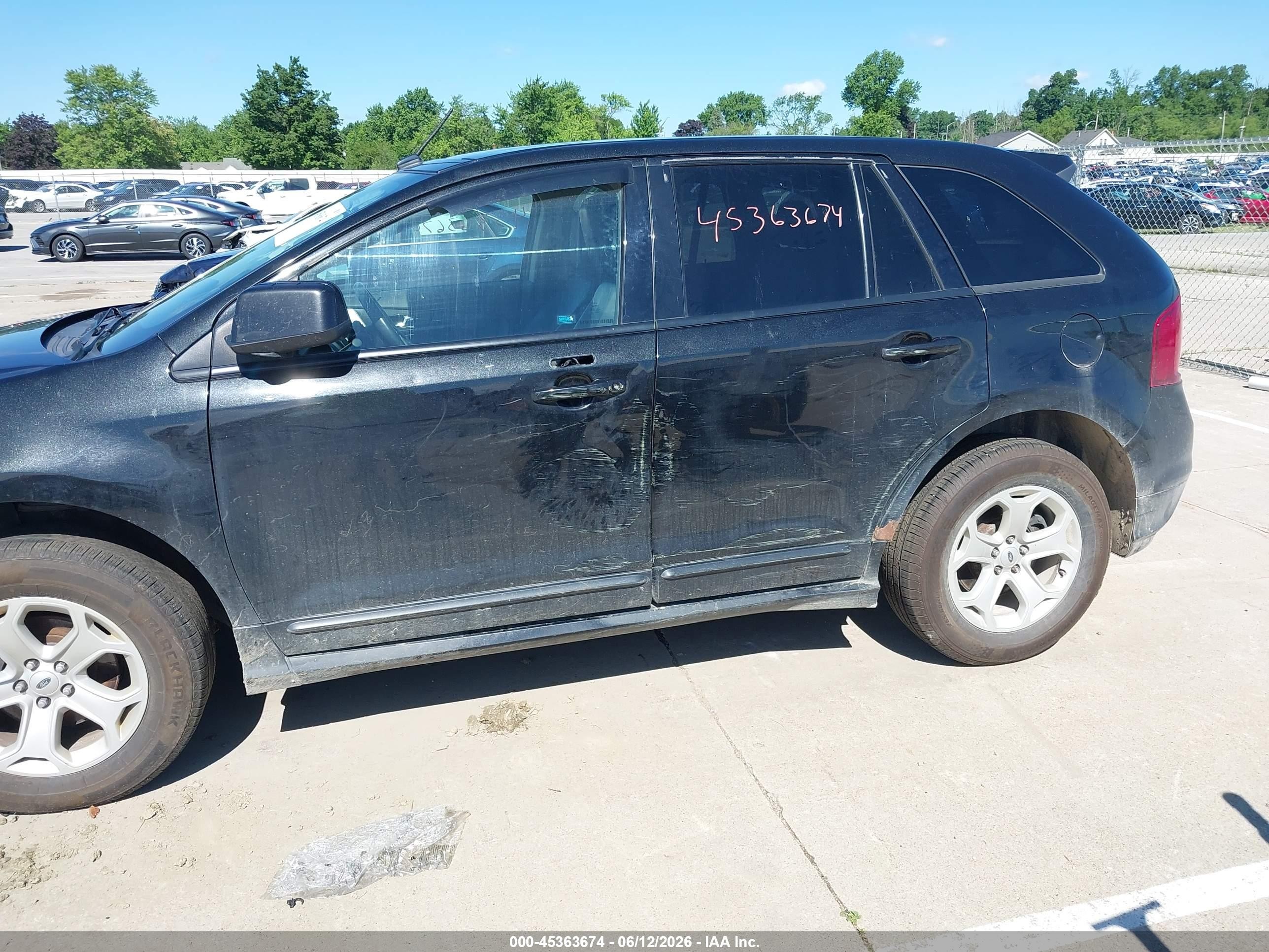 2011 Ford Edge Sport Black vin: 2FMDK4AK1BBA66072