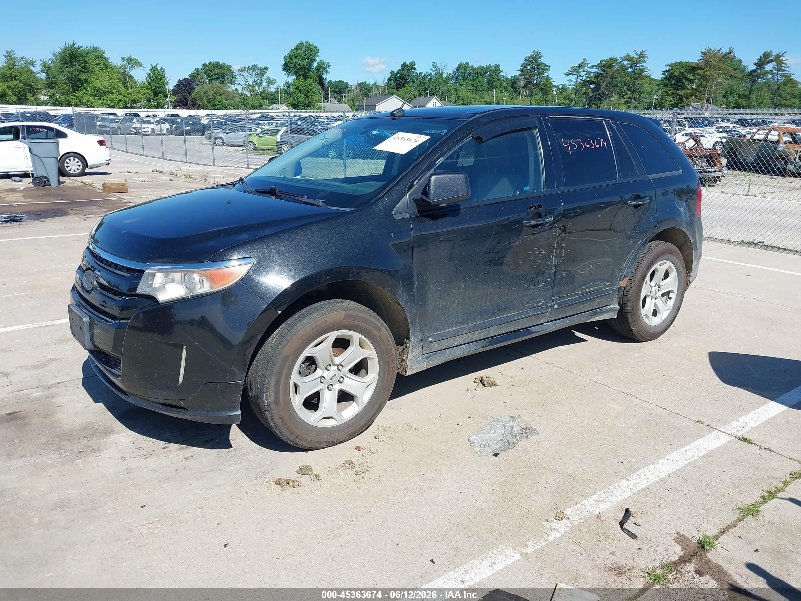 2011 Ford Edge Sport Black vin: 2FMDK4AK1BBA66072
