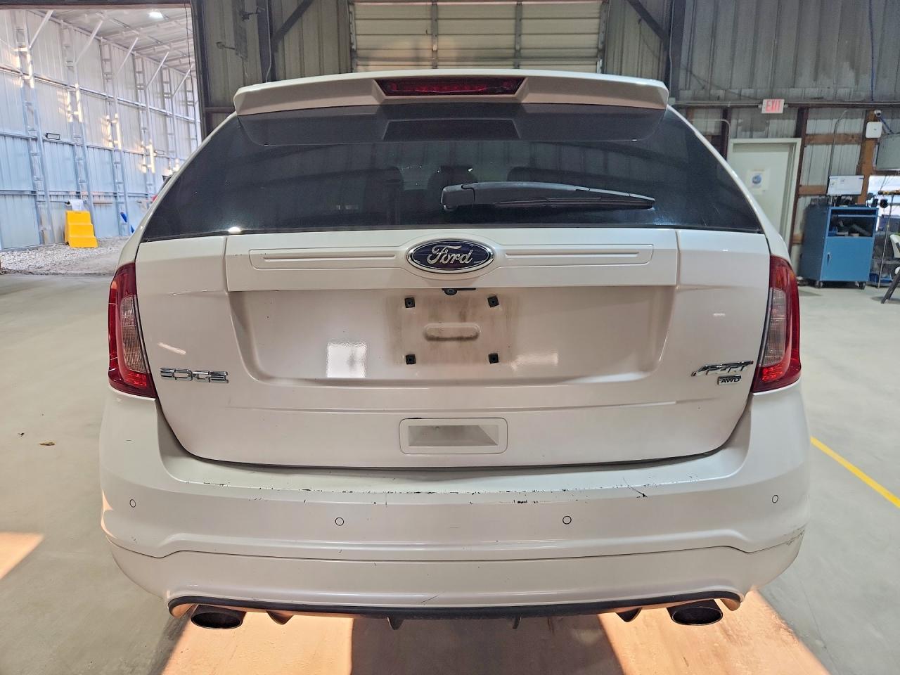 2011 Ford Edge Sport White vin: 2FMDK4AK1BBA69697