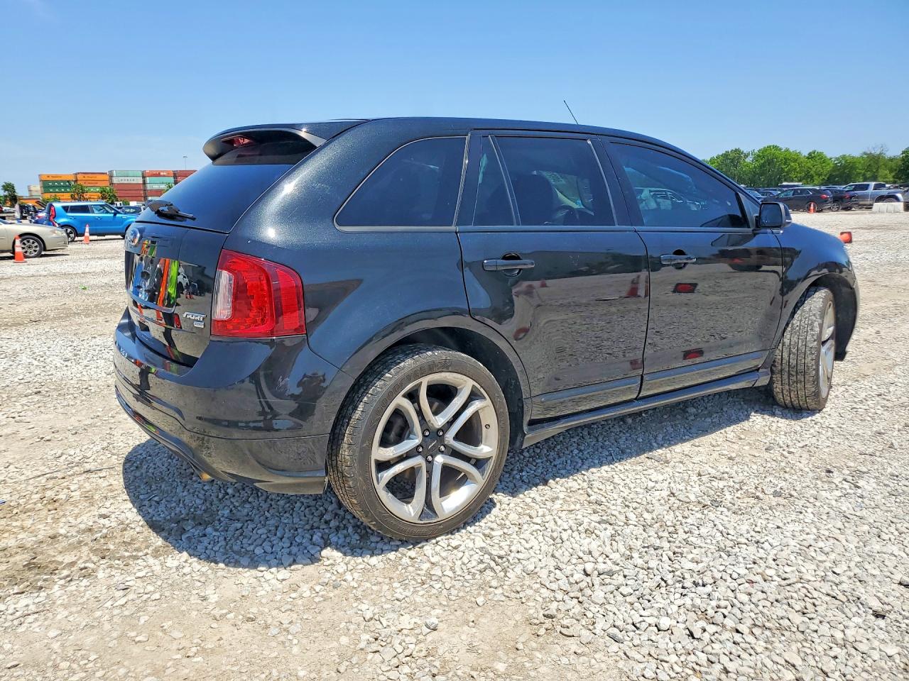 2014 Ford Edge Sport Black vin: 2FMDK4AK1EBB53913