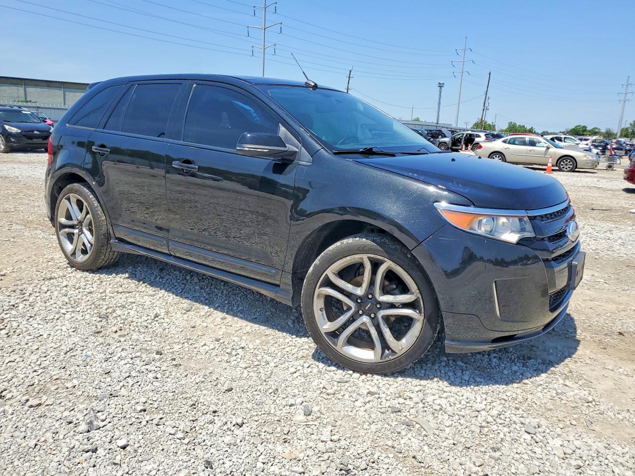 2014 Ford Edge Sport Black vin: 2FMDK4AK1EBB53913