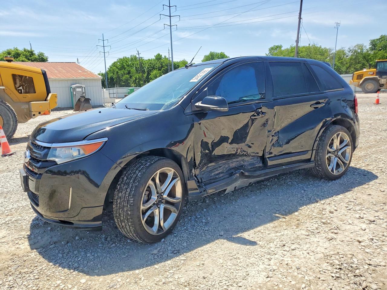 2014 Ford Edge Sport Black vin: 2FMDK4AK1EBB53913
