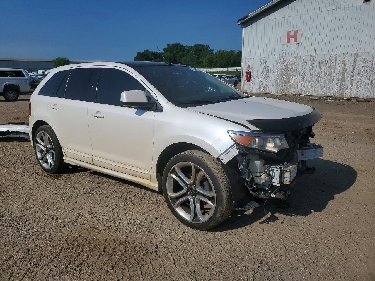 2011 Ford Edge Sport Белый vin: 2FMDK4AK2BBA10268