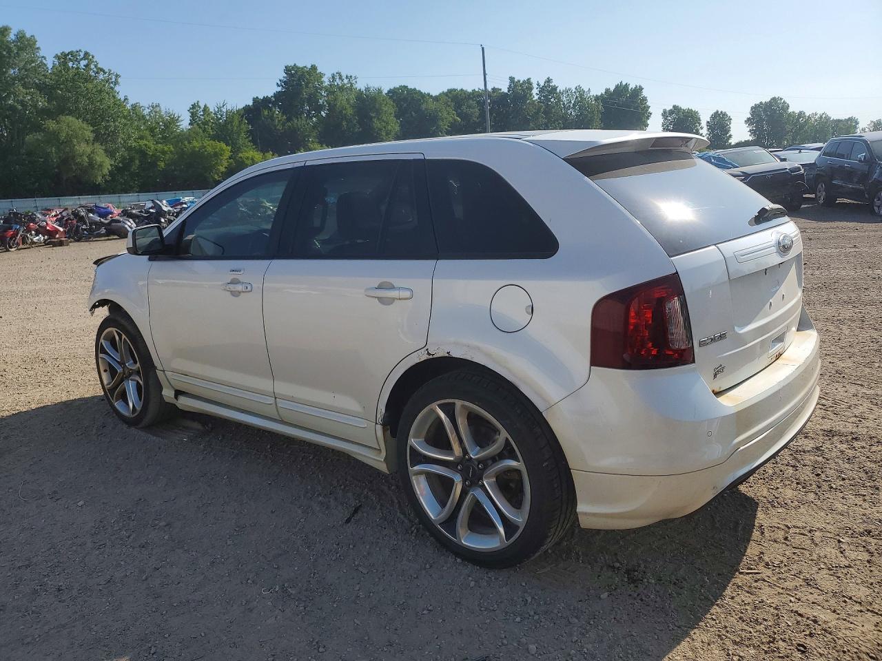 2011 Ford Edge Sport Белый vin: 2FMDK4AK2BBA10268