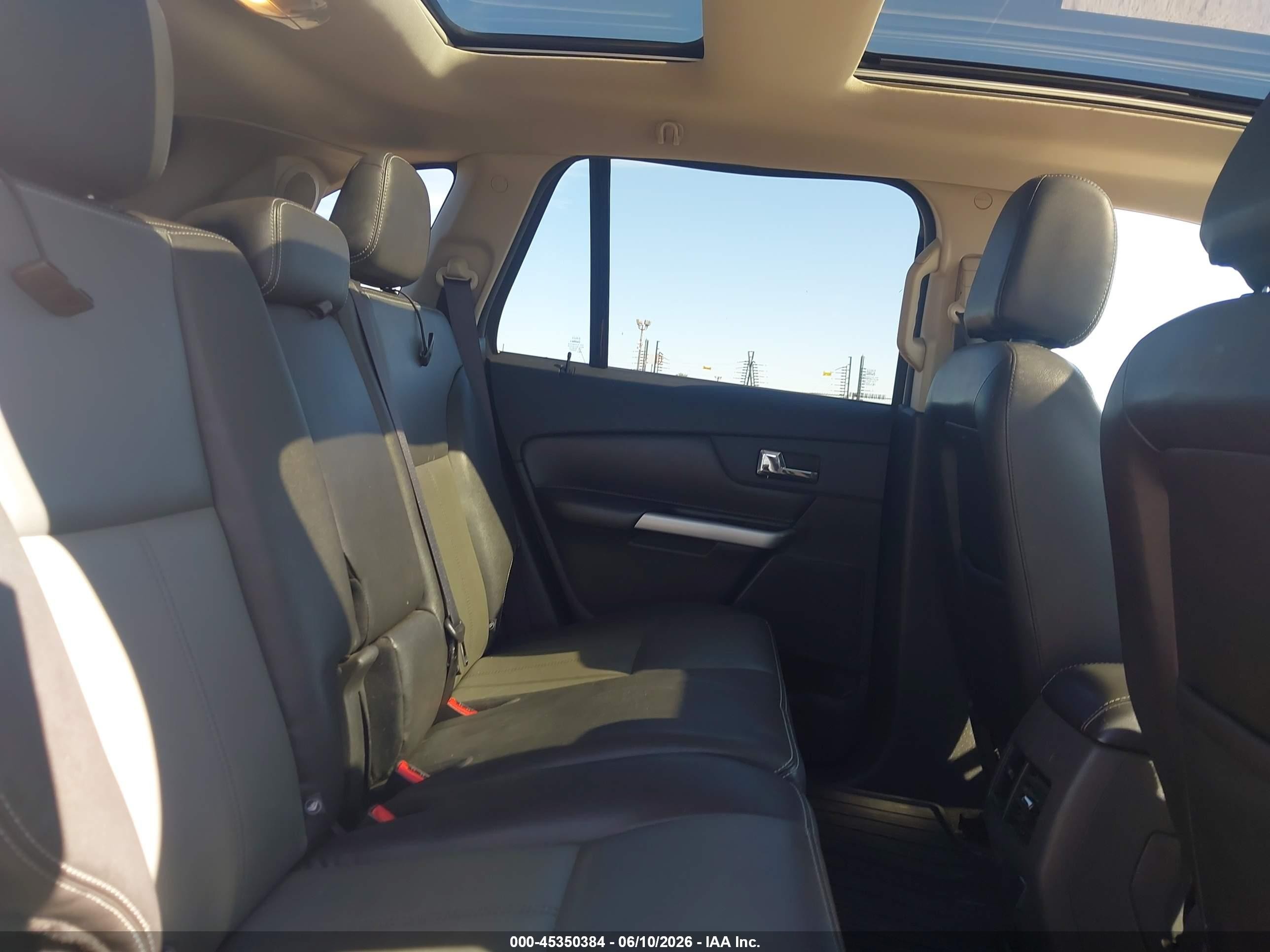 2014 Ford Edge Sport White vin: 2FMDK4AK2EBA62603