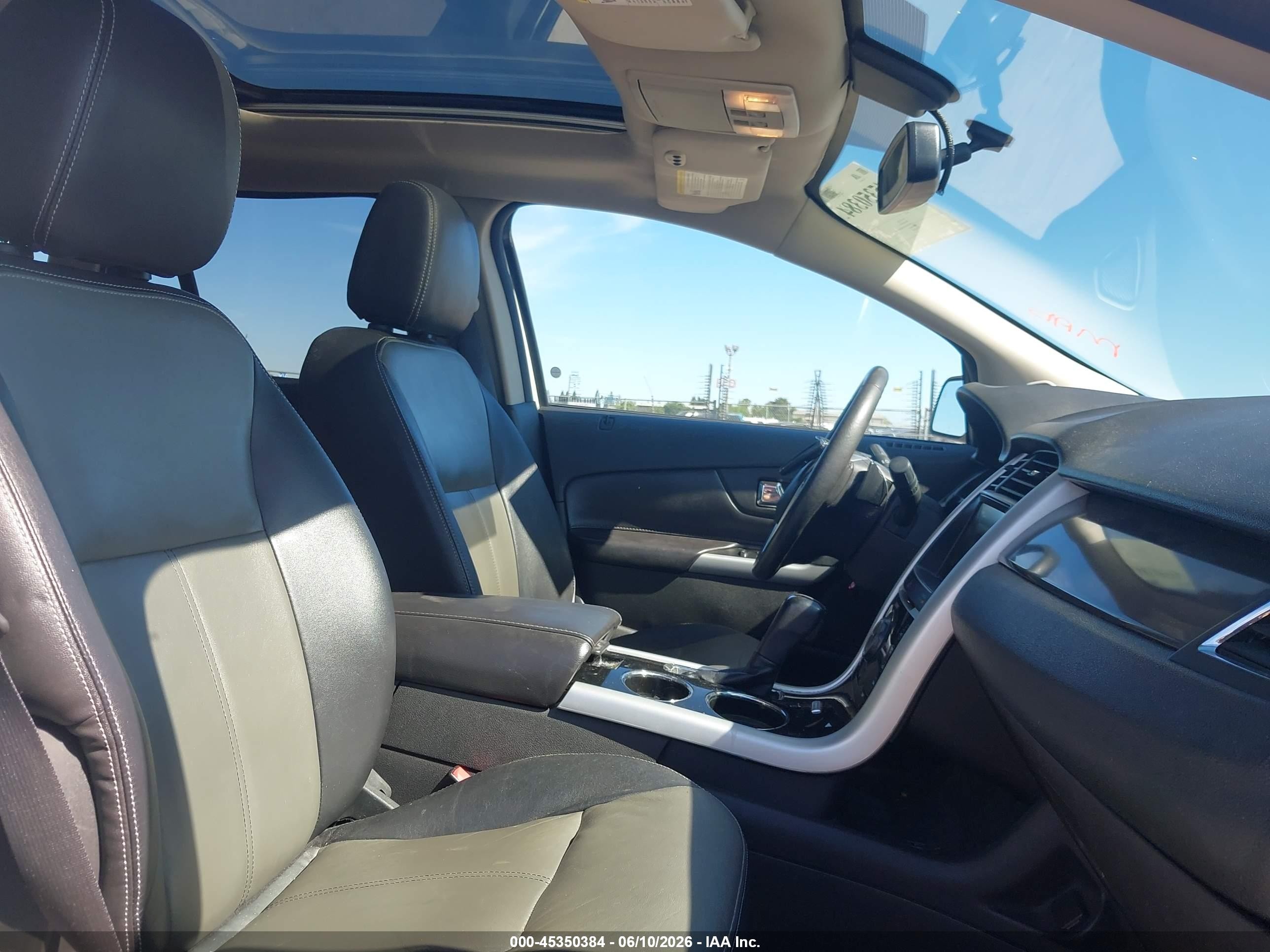 2014 Ford Edge Sport White vin: 2FMDK4AK2EBA62603