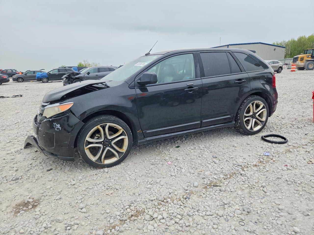 2011 Ford Edge Black vin: 2FMDK4AK3BBA10361