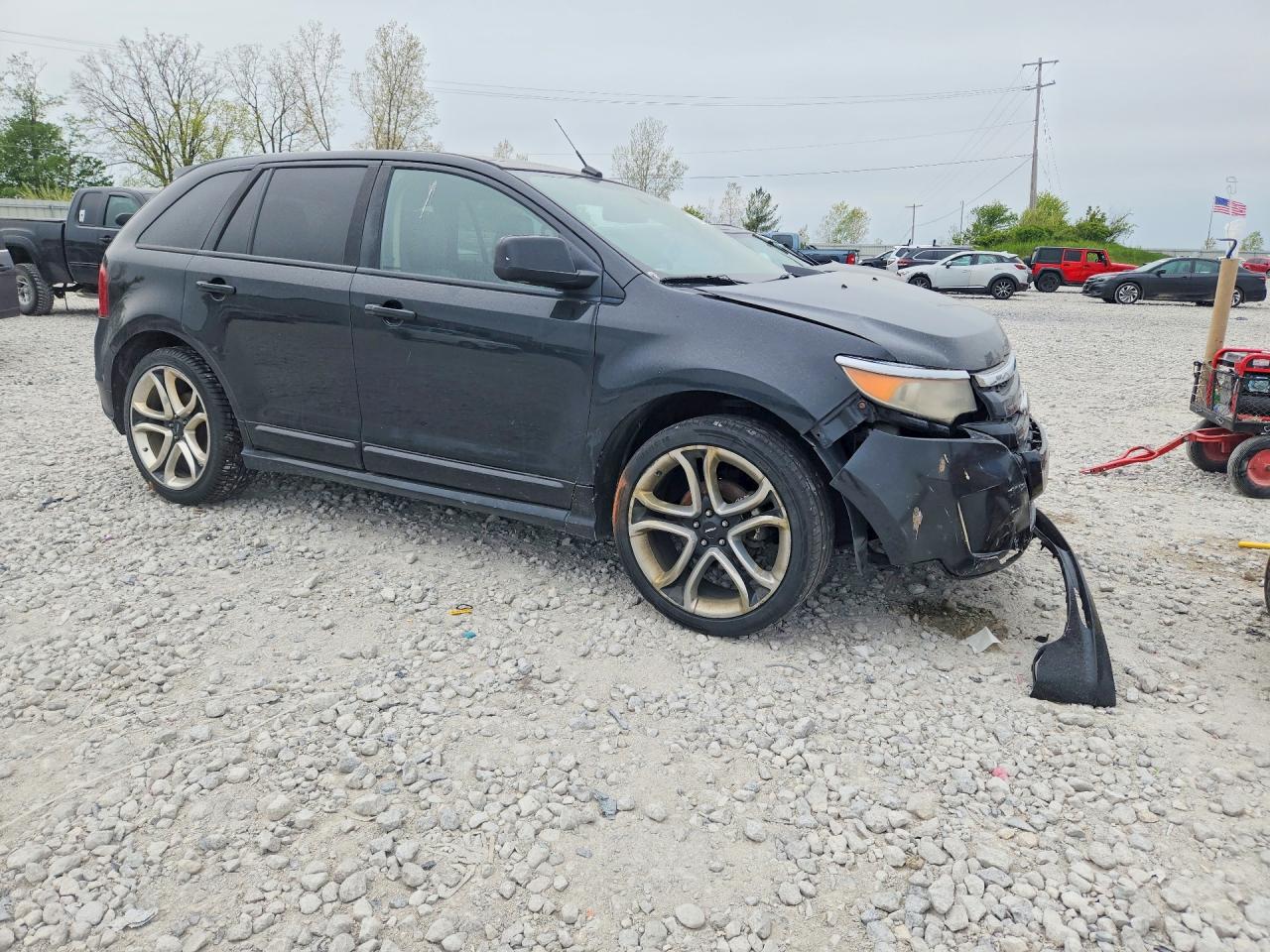 2011 Ford Edge Black vin: 2FMDK4AK3BBA10361