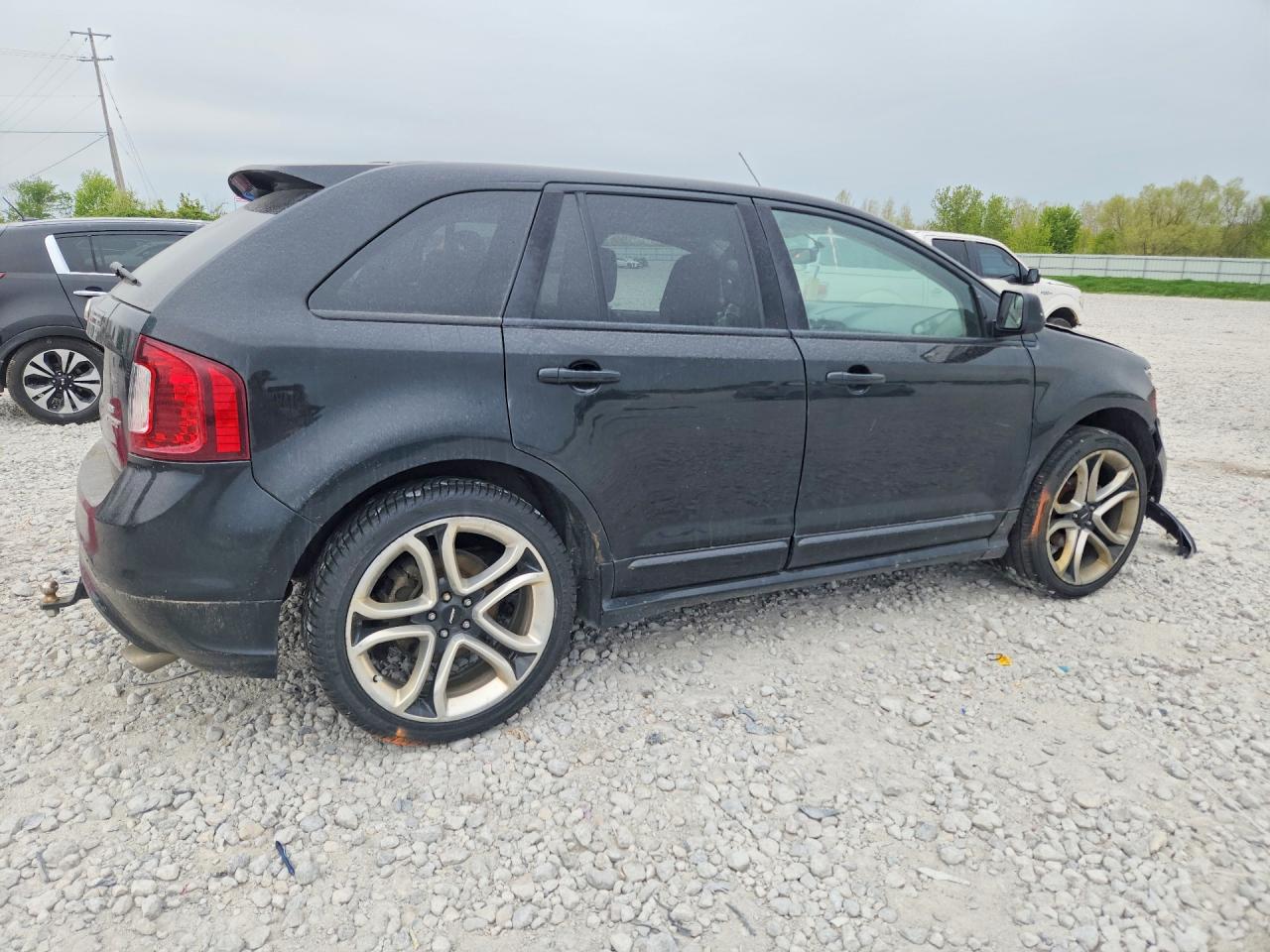 2011 Ford Edge Black vin: 2FMDK4AK3BBA10361