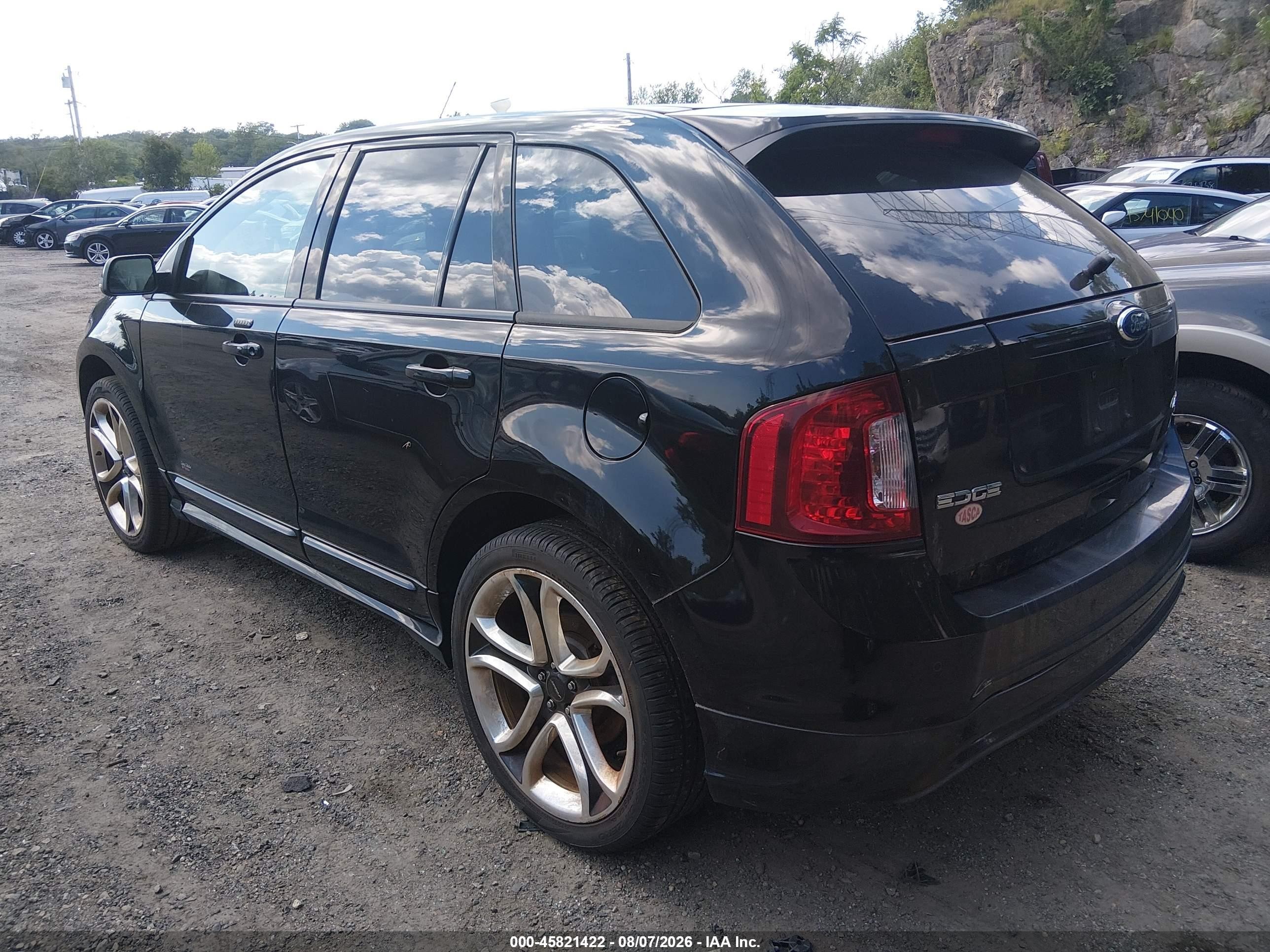 2012 Ford Edge Sport Black vin: 2FMDK4AK3CBA10880