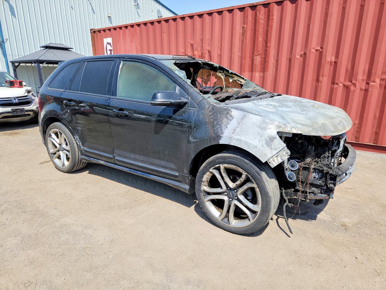 2012 Ford Edge Sport Black vin: 2FMDK4AK3CBA75163