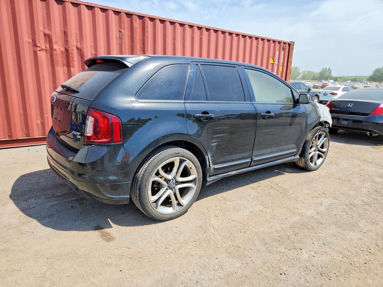 2012 Ford Edge Sport Black vin: 2FMDK4AK3CBA75163