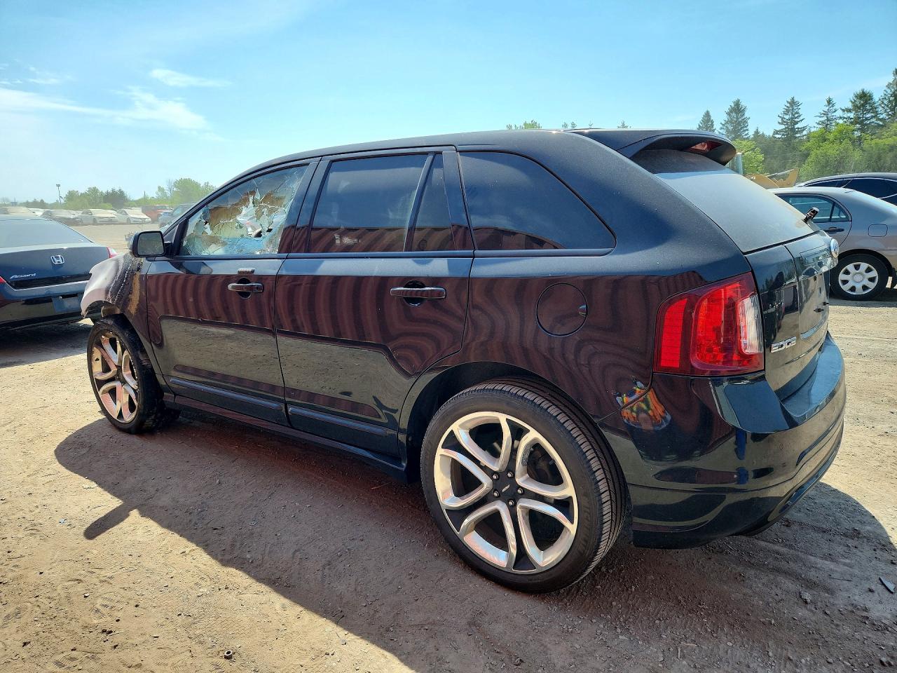 2012 Ford Edge Sport Black vin: 2FMDK4AK3CBA75163