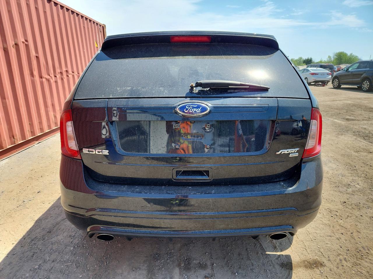 2012 Ford Edge Sport Black vin: 2FMDK4AK3CBA75163