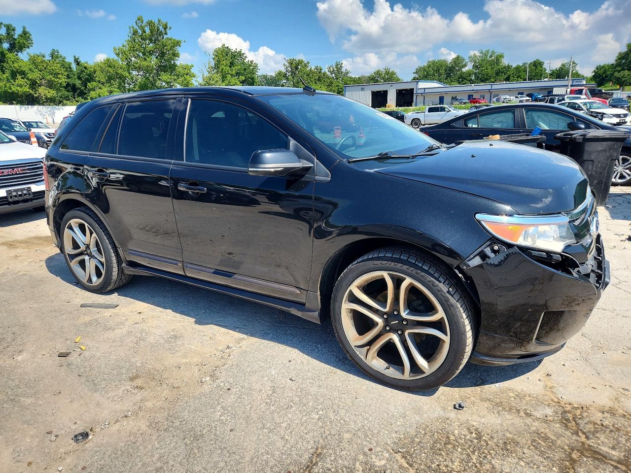 2014 Ford Edge Sport Black vin: 2FMDK4AK3EBA61945