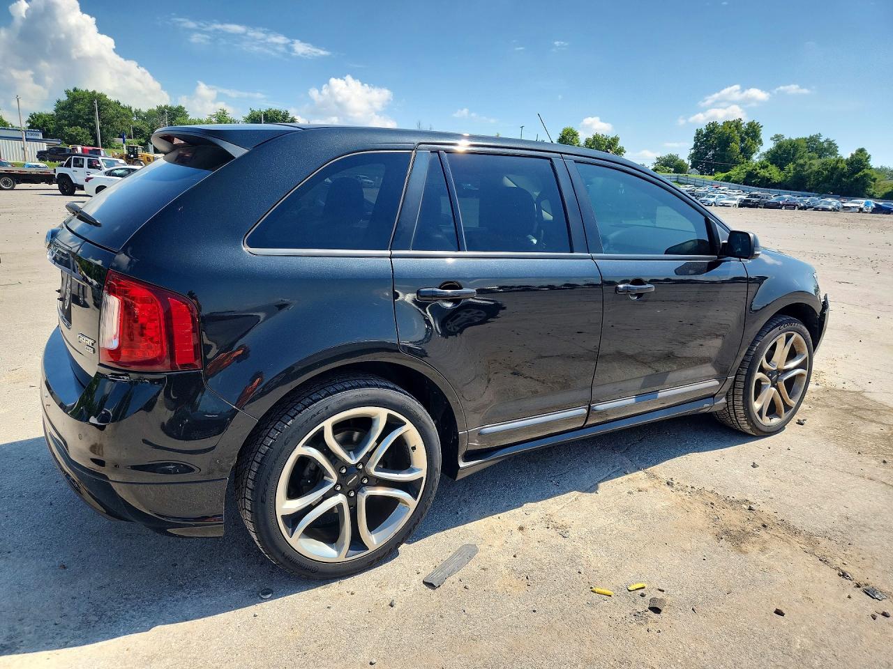 2014 Ford Edge Sport Black vin: 2FMDK4AK3EBA61945