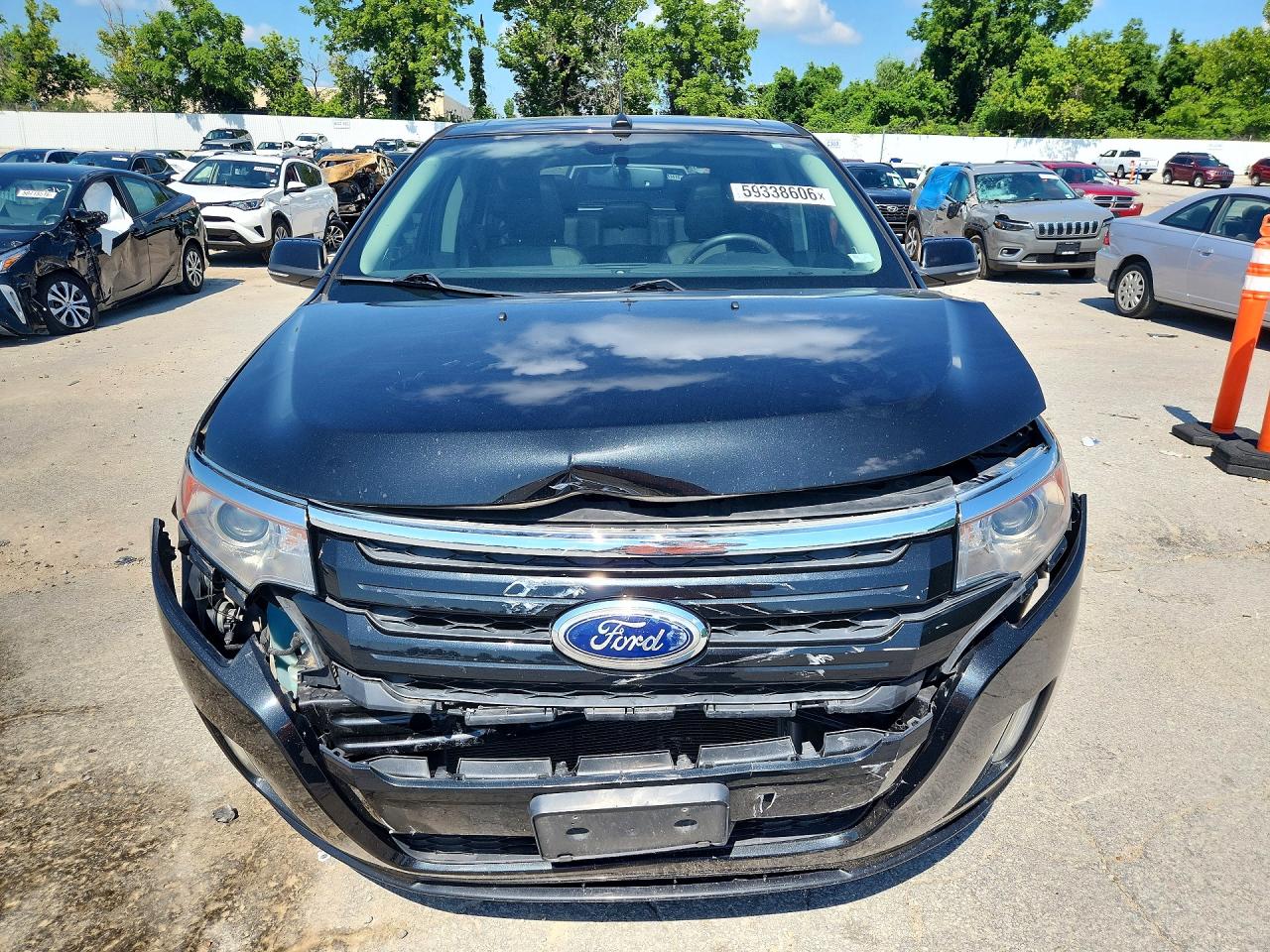 2014 Ford Edge Sport Black vin: 2FMDK4AK3EBA61945