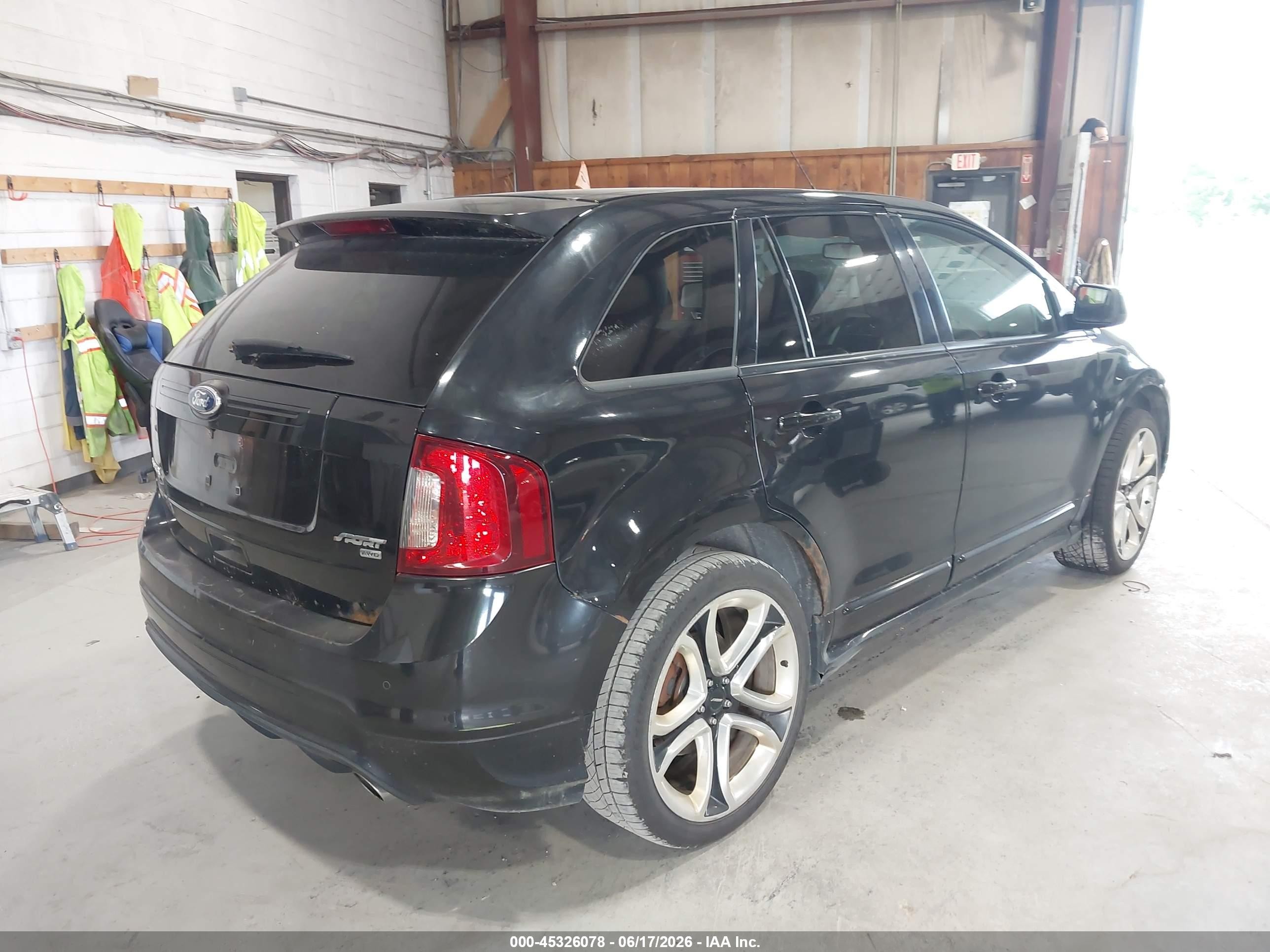 2011 Ford Edge Sport Black vin: 2FMDK4AK4BBA82850