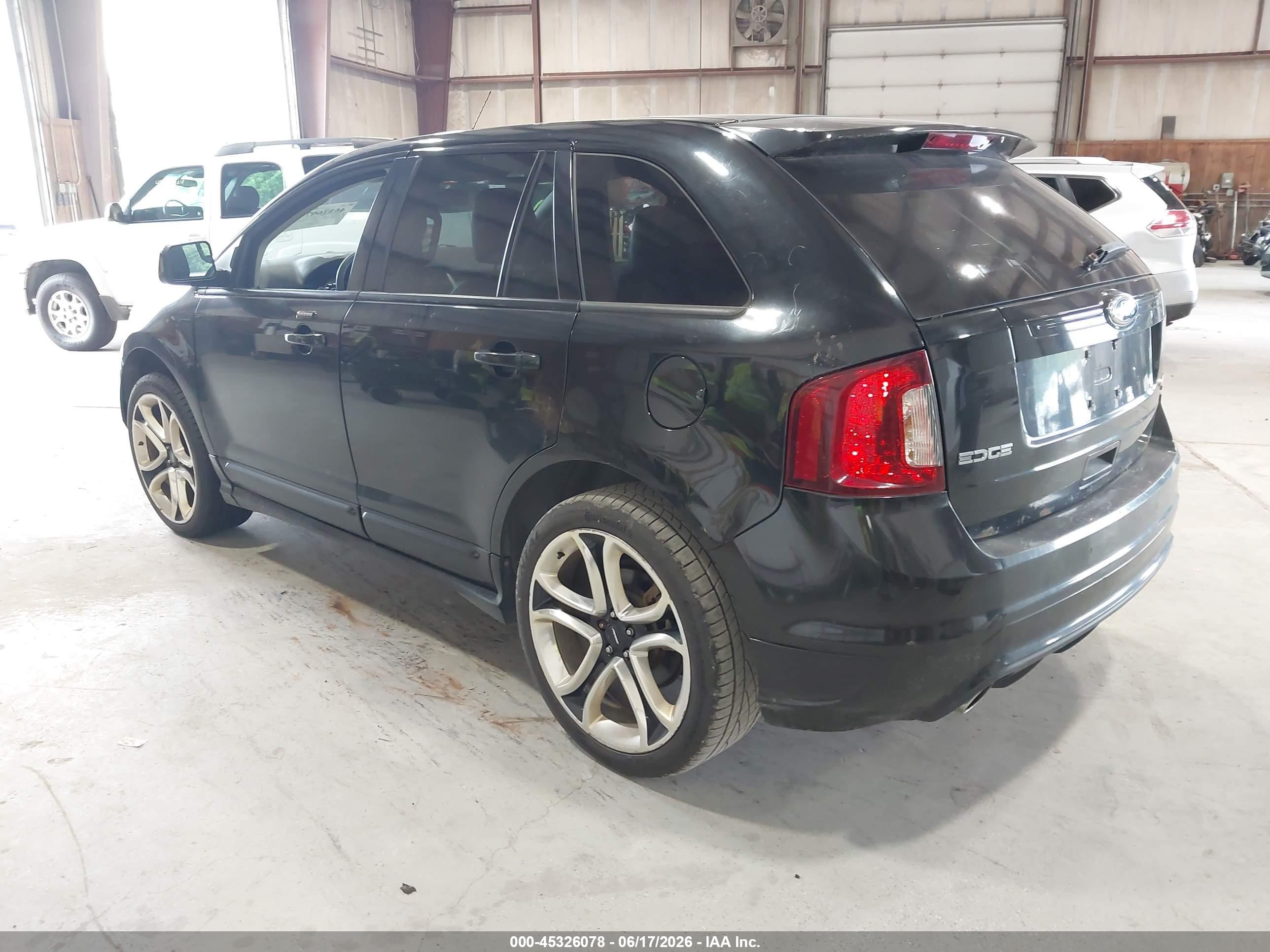 2011 Ford Edge Sport Black vin: 2FMDK4AK4BBA82850