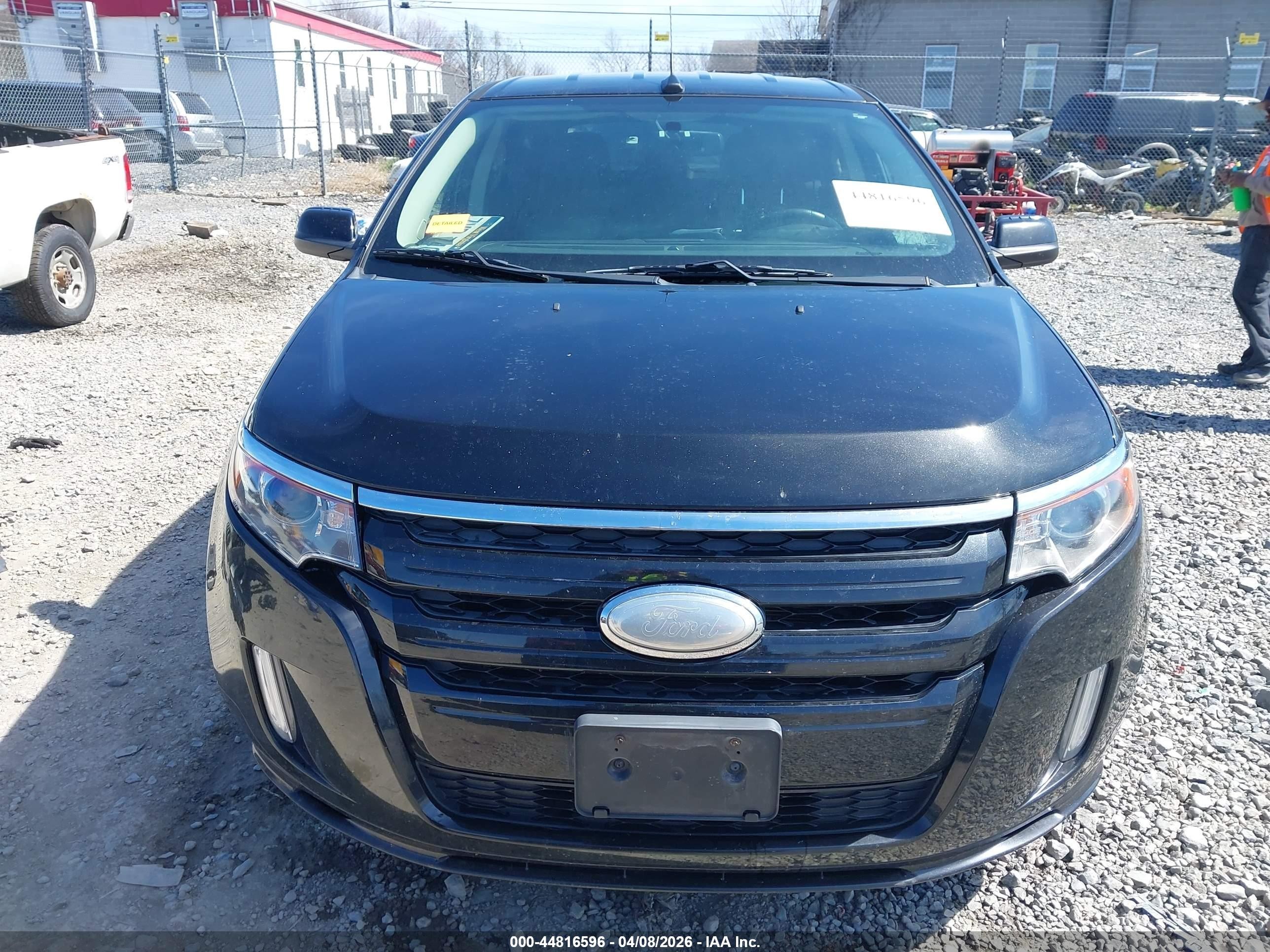 2012 Ford Edge Sport Black vin: 2FMDK4AK4CBA79304