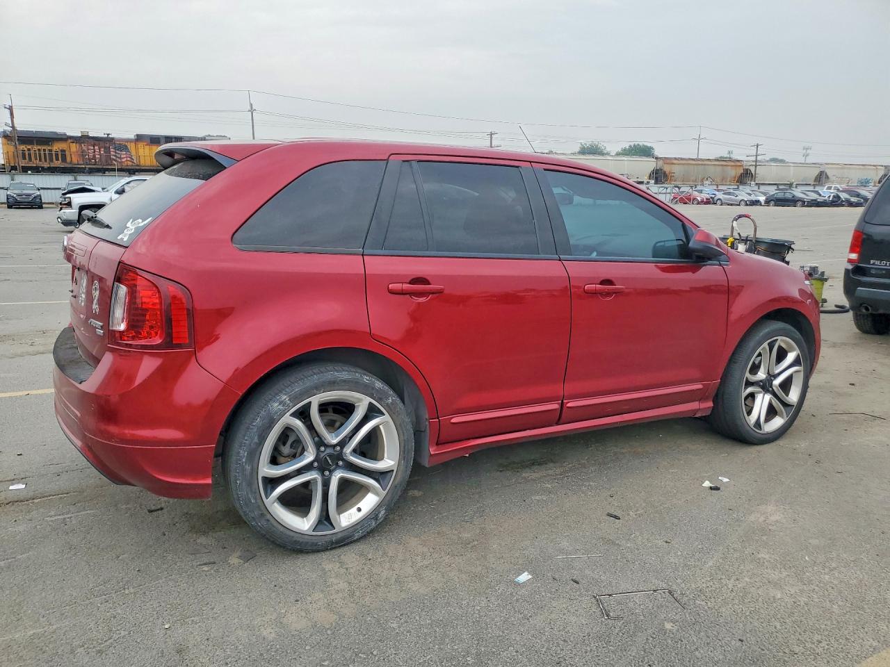 2013 Ford Edge Sport Burgundy vin: 2FMDK4AK4DBA65355