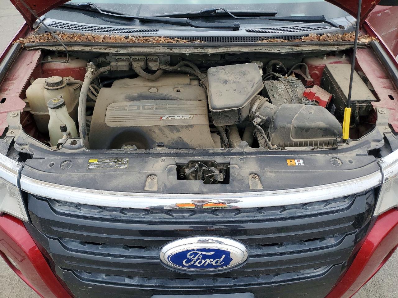 2013 Ford Edge Sport Burgundy vin: 2FMDK4AK4DBA65355