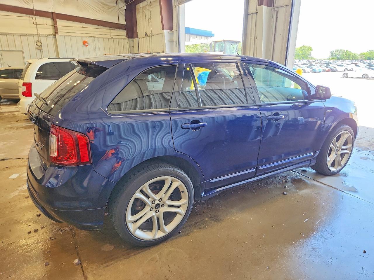 2011 Ford Edge Sport Blue vin: 2FMDK4AK5BBA15433