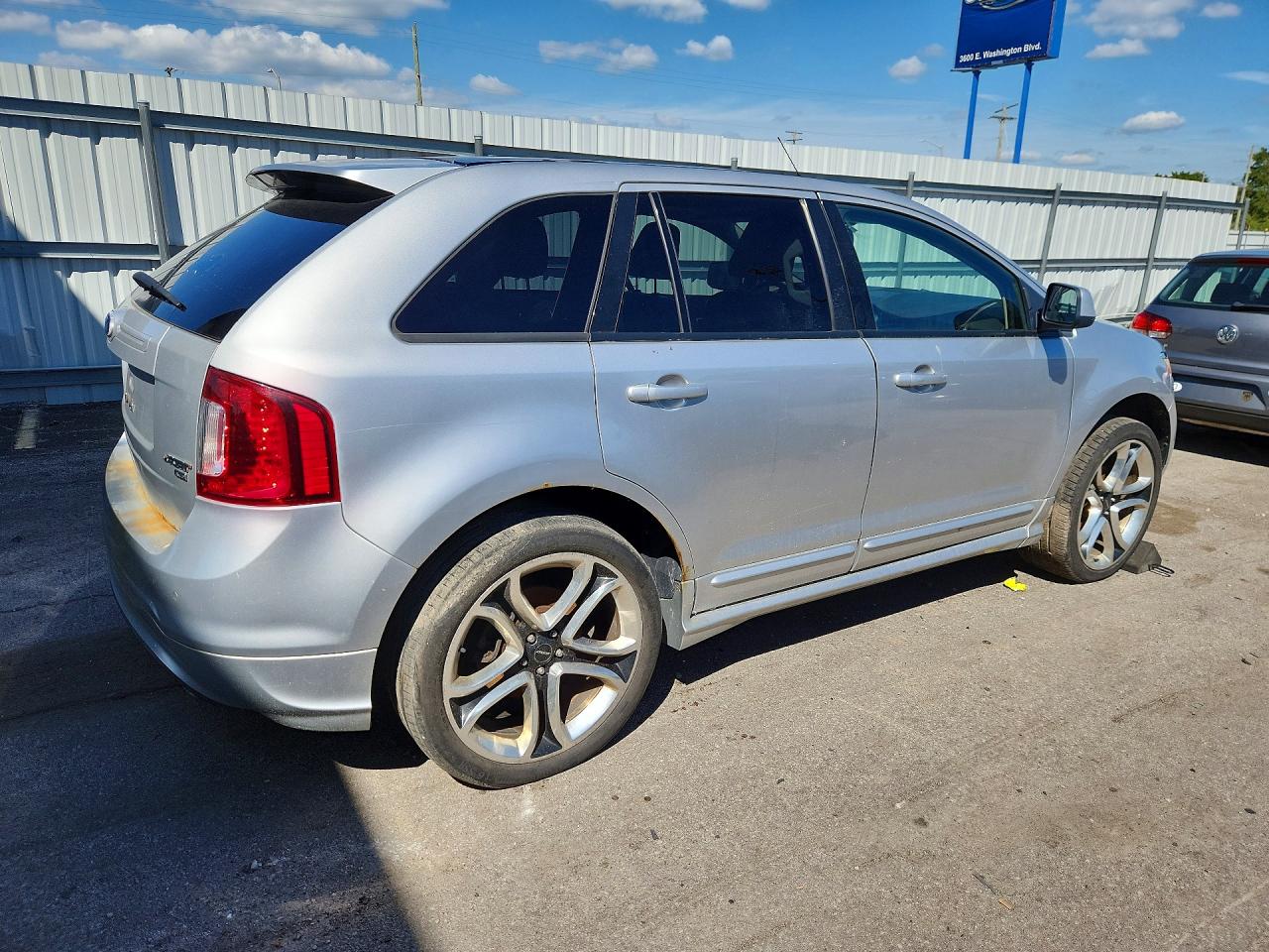 2011 Ford Edge Sport Silver vin: 2FMDK4AK5BBA38274