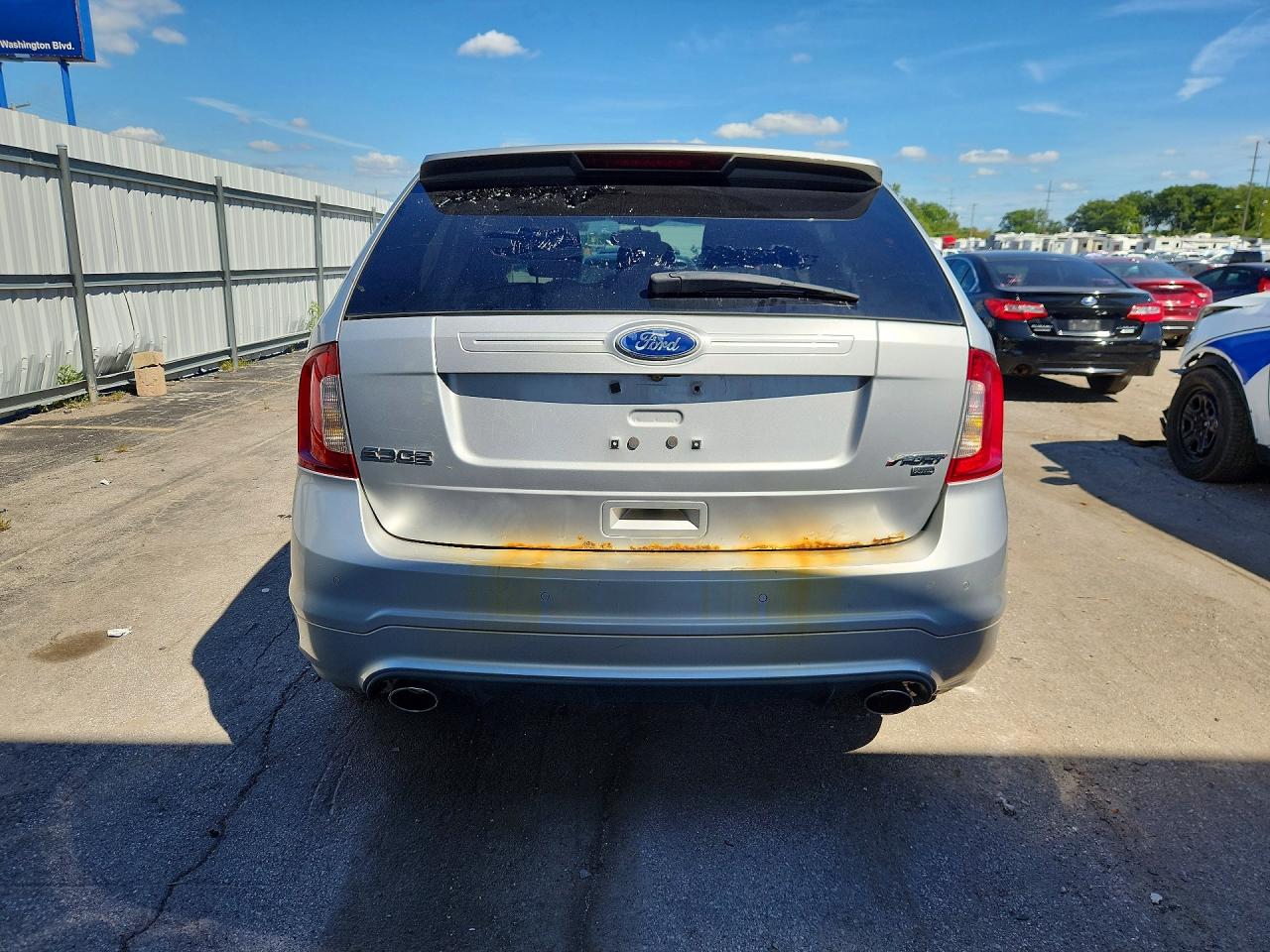 2011 Ford Edge Sport Silver vin: 2FMDK4AK5BBA38274