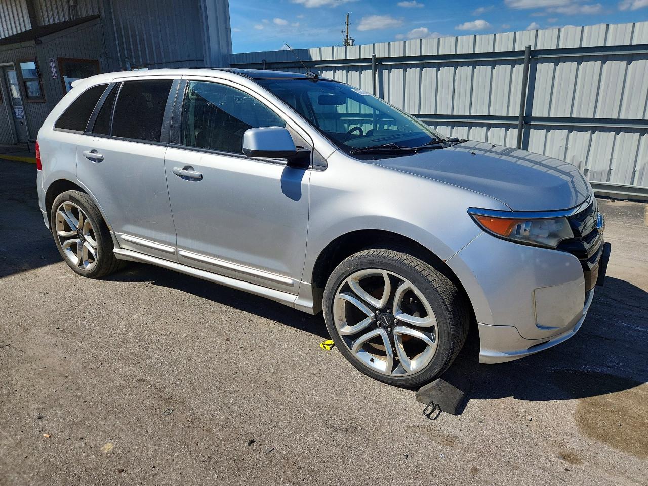 2011 Ford Edge Sport Silver vin: 2FMDK4AK5BBA38274