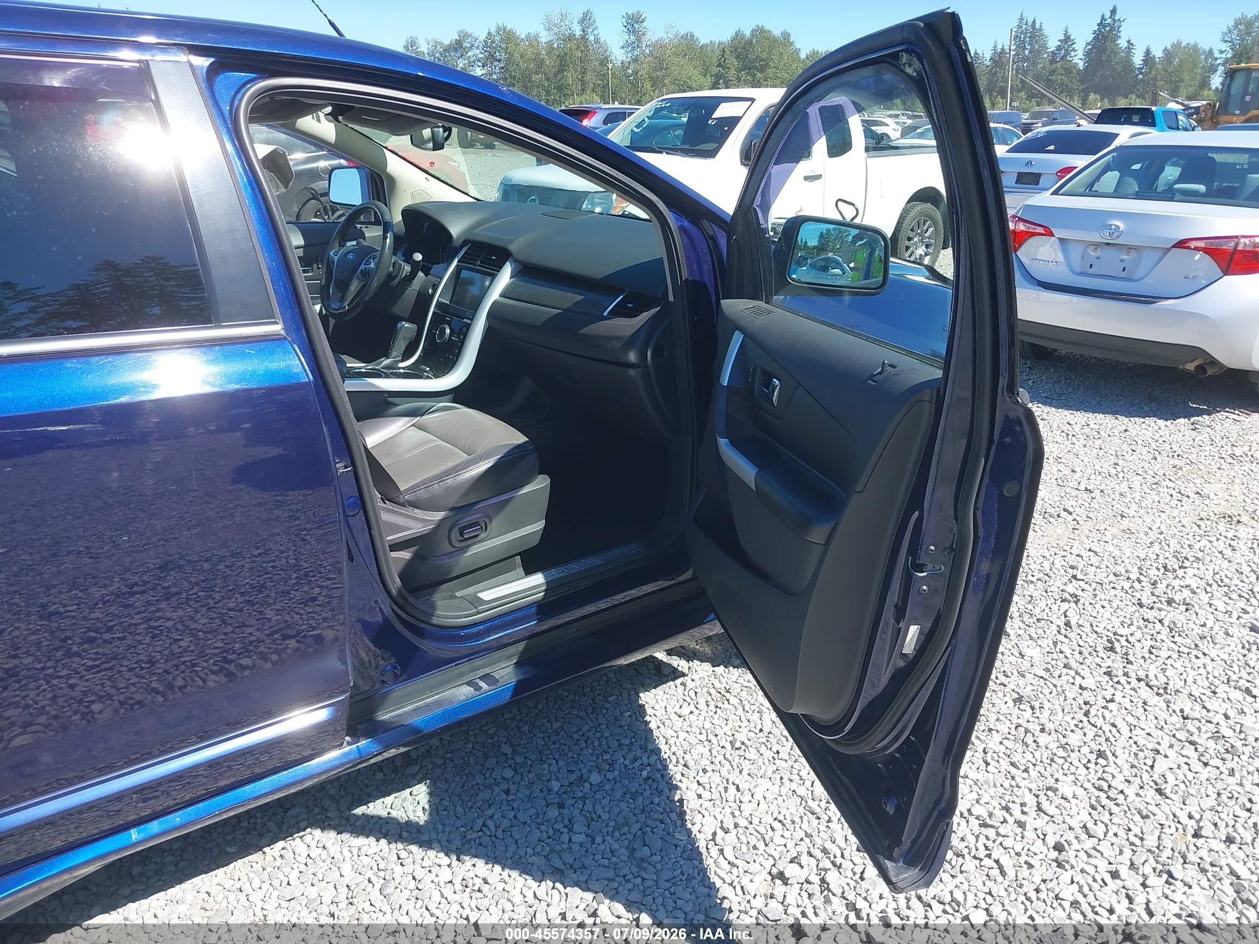 2011 Ford Edge Sport Dark Blue vin: 2FMDK4AK5BBA51235