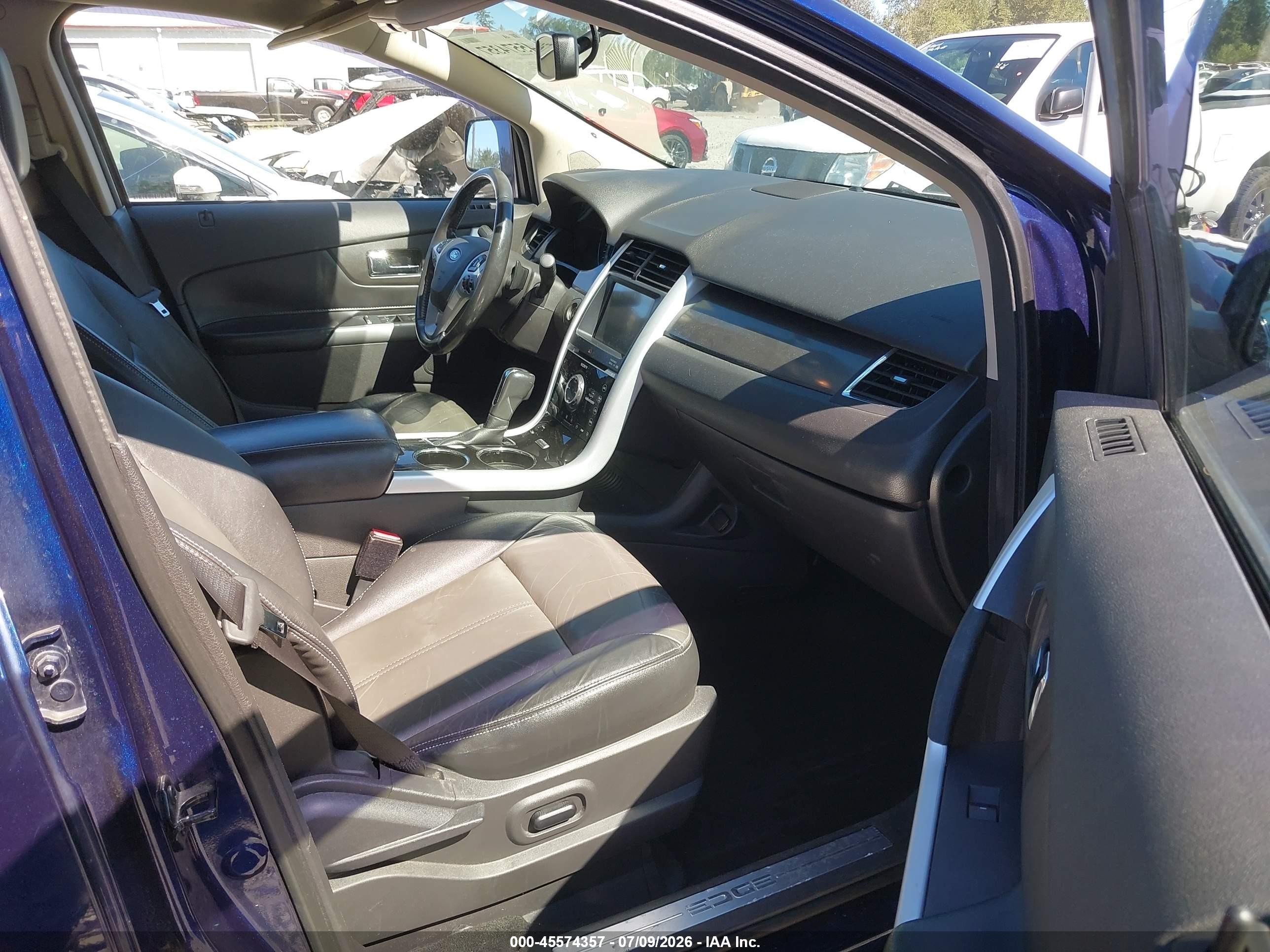 2011 Ford Edge Sport Dark Blue vin: 2FMDK4AK5BBA51235