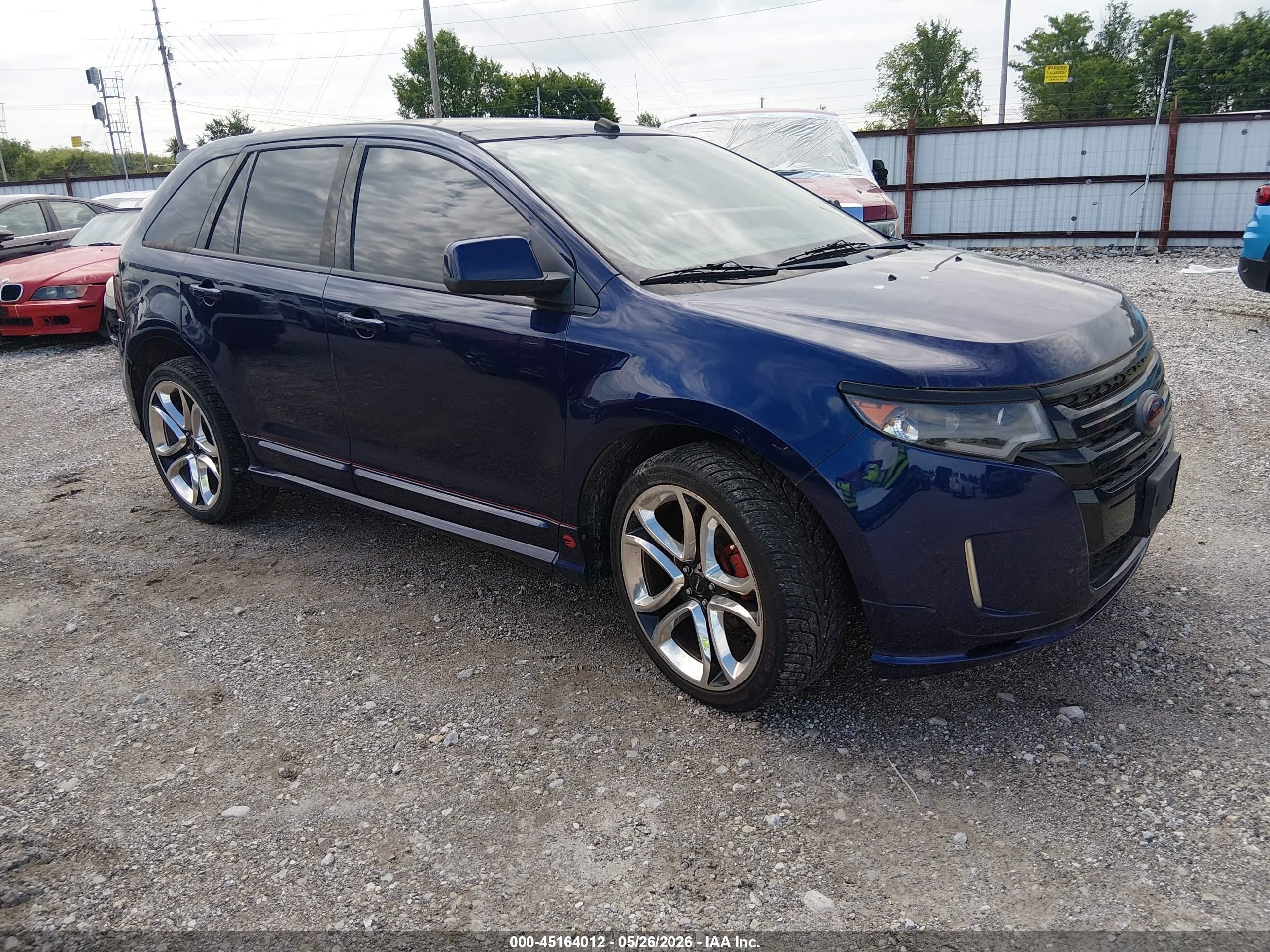 2011 Ford Edge Sport Черный vin: 2FMDK4AK5BBA59741