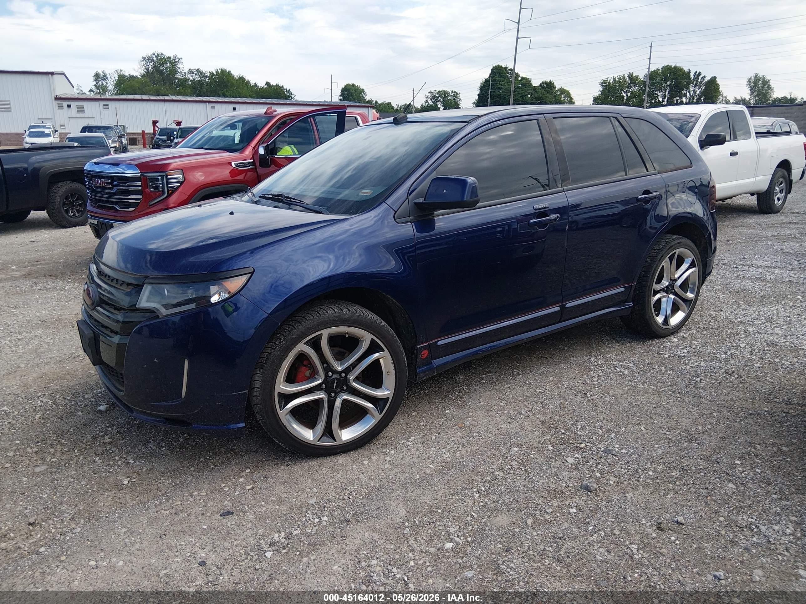 2011 Ford Edge Sport Черный vin: 2FMDK4AK5BBA59741
